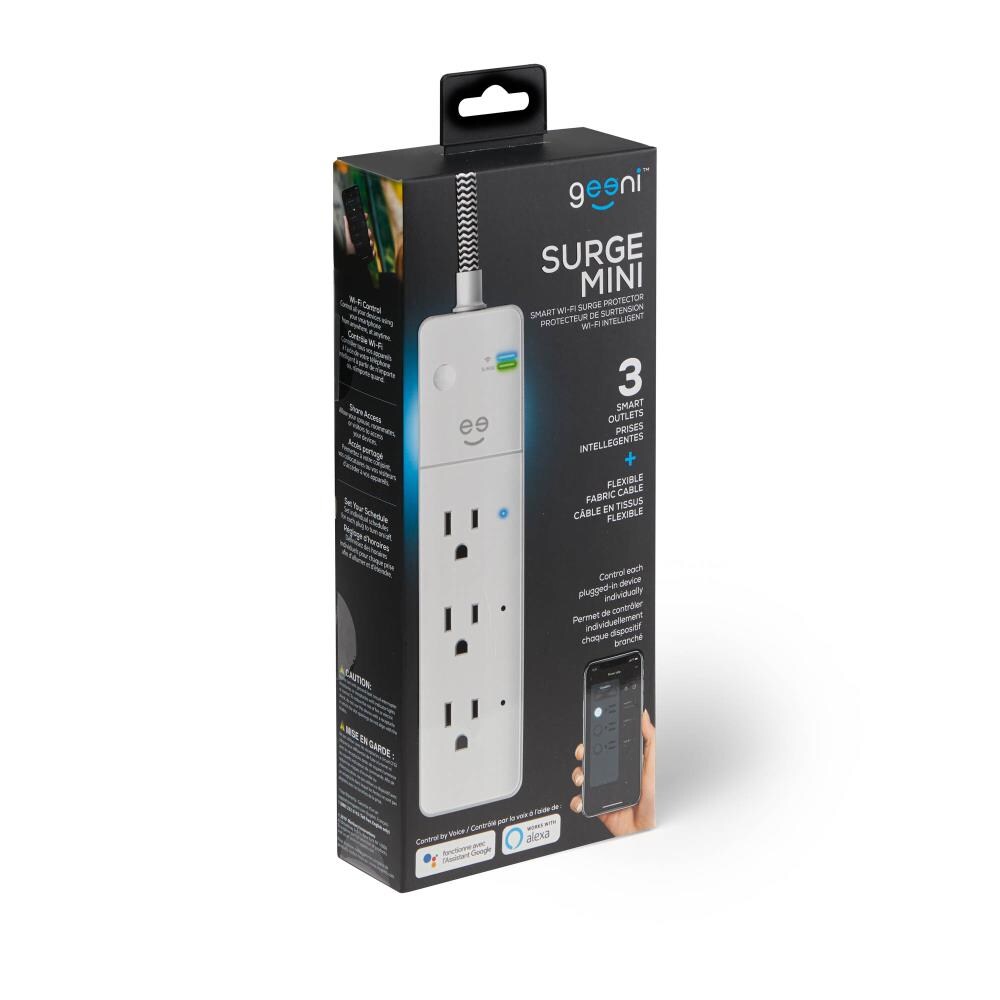 Geeni Geeni Outdoor Smart Plug with 2 Outlets 120-Volt 2-Outlet Indoor/Outdoor  Smart Plug in the Smart Plugs department at