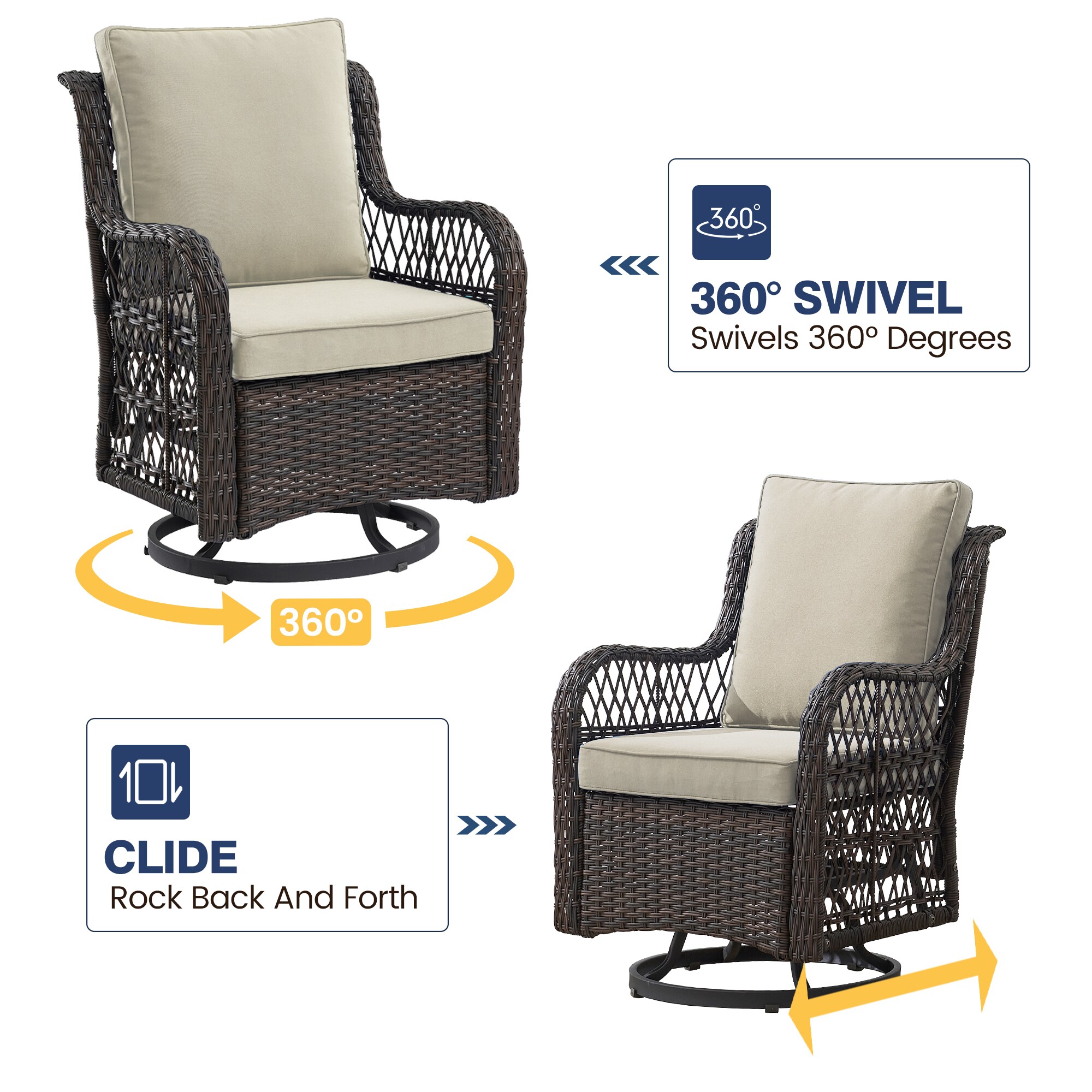 Garvee PC-LS-42 Patio-Chairs - View #5