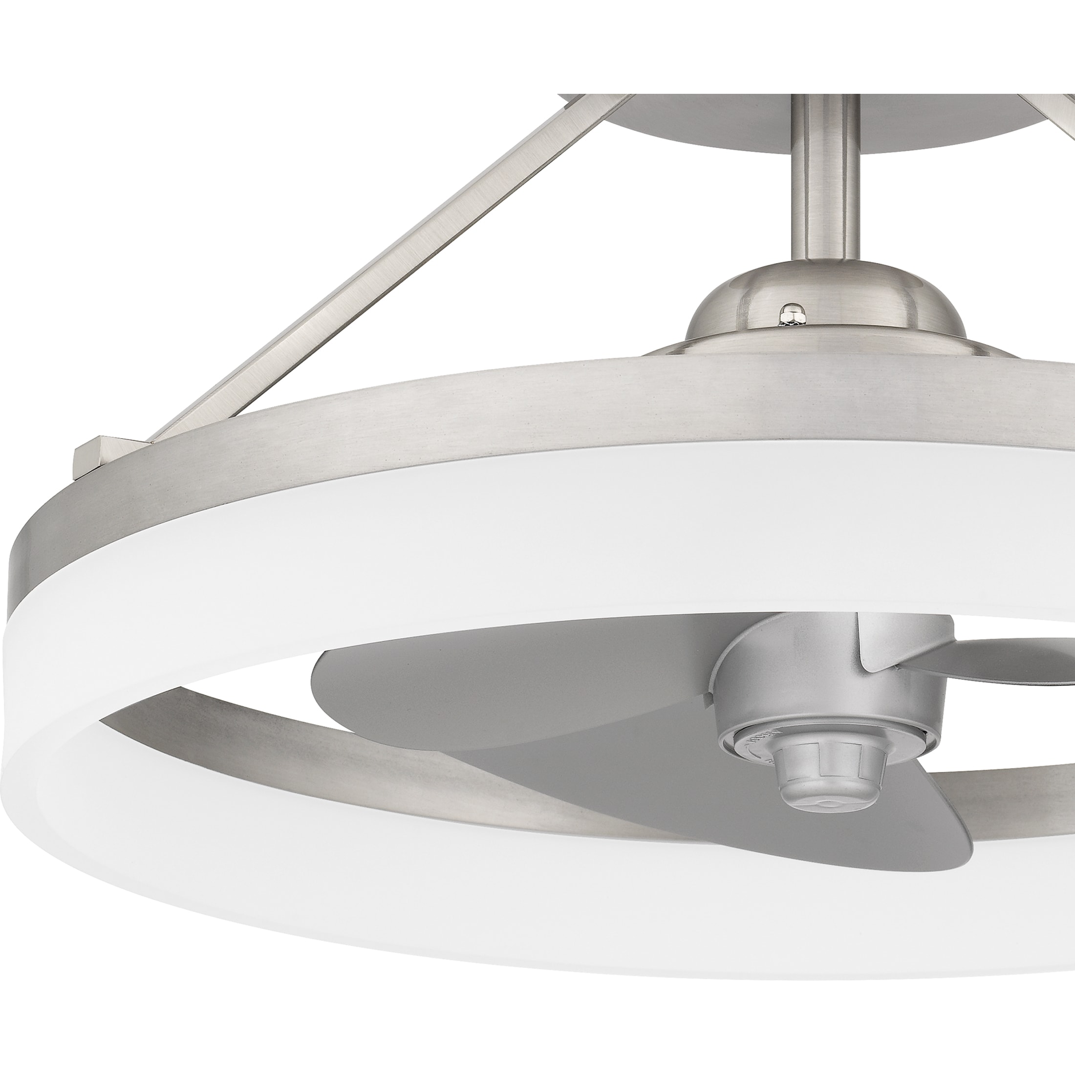 Quoizel Cohen 19.75in Brushed Nickel Integrated LED Indoor Flush Mount