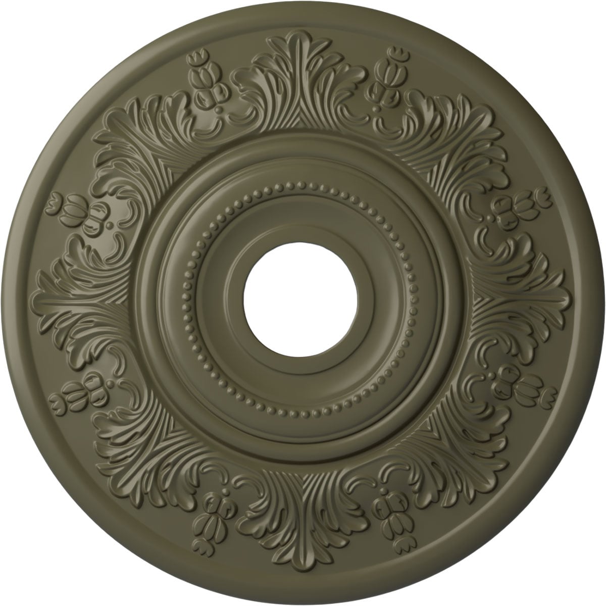 Ekena Millwork CM20VIPTF Vienna 20-in W x 20-in L Painted Turtle Polyurethane Whole Ceiling Medallion