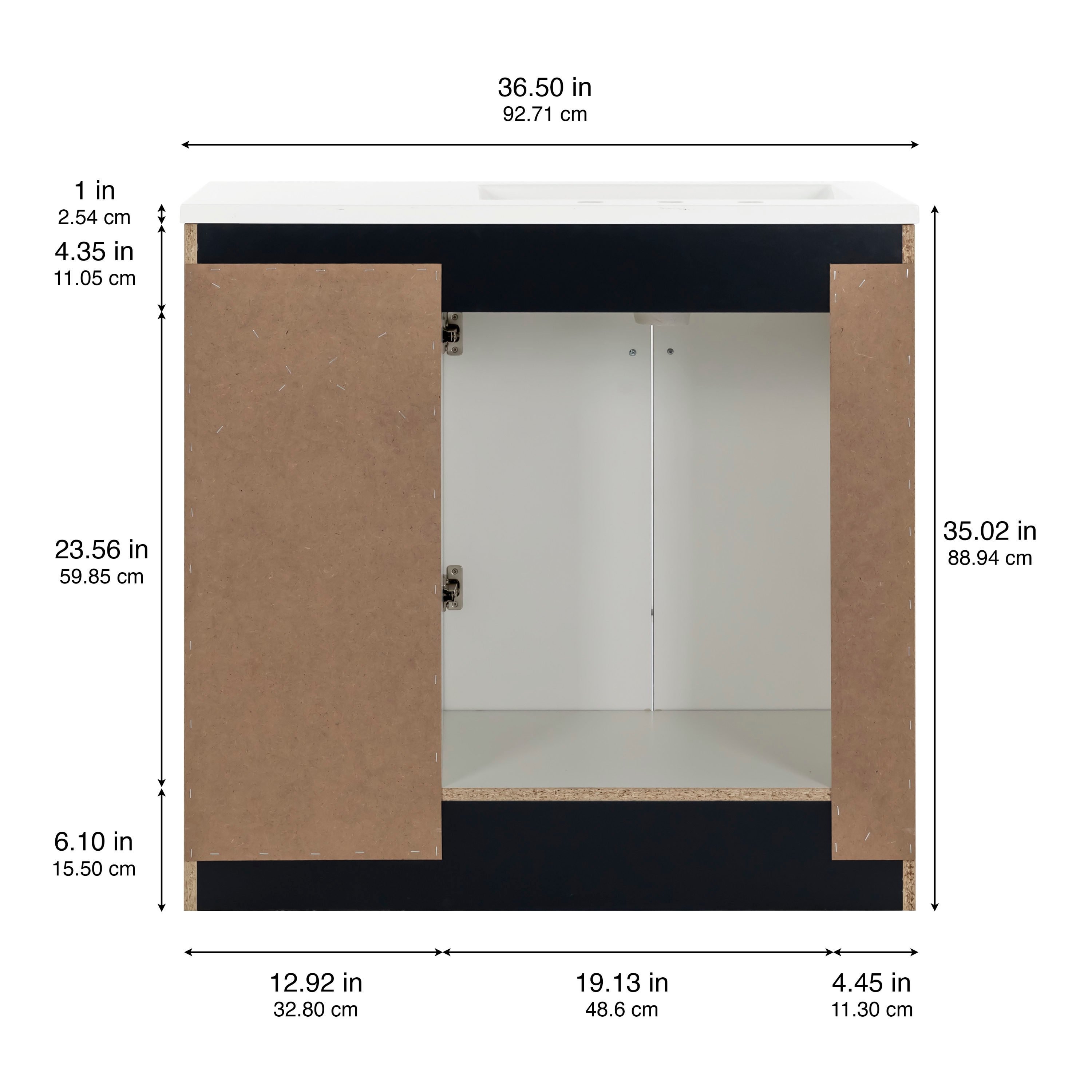 Project Source DV36P2-DB Bath-Vanity-Combo - View #5
