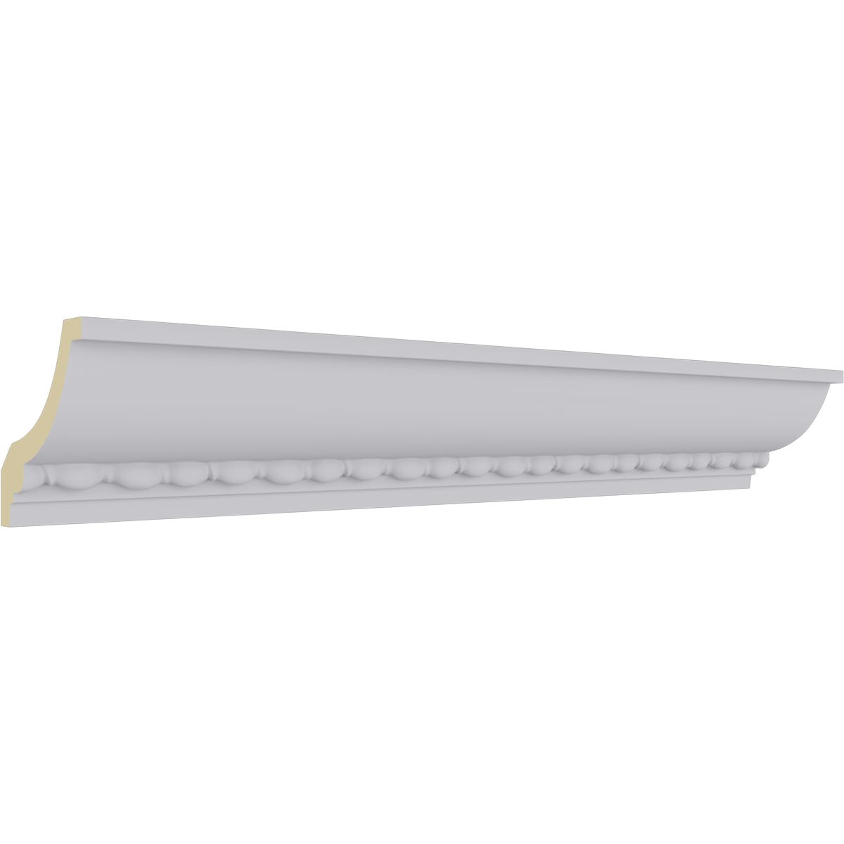 2 3/4"H x 2 3/4"P x 4"F x 94 1/2"L Valeriano Rope Crown Moulding