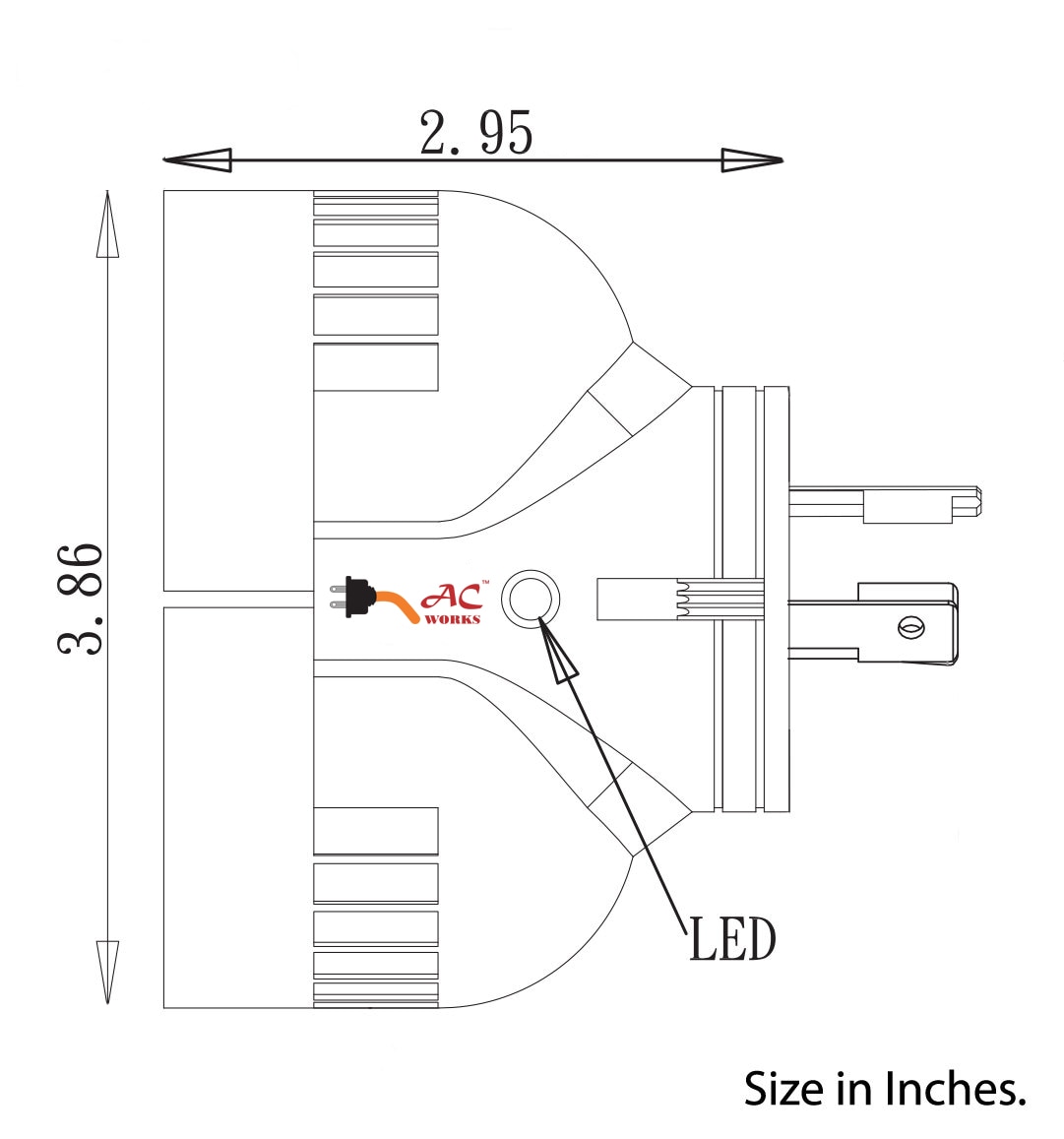 AC WORKS ADVL530L530 Power-Outlet-Taps - View #7
