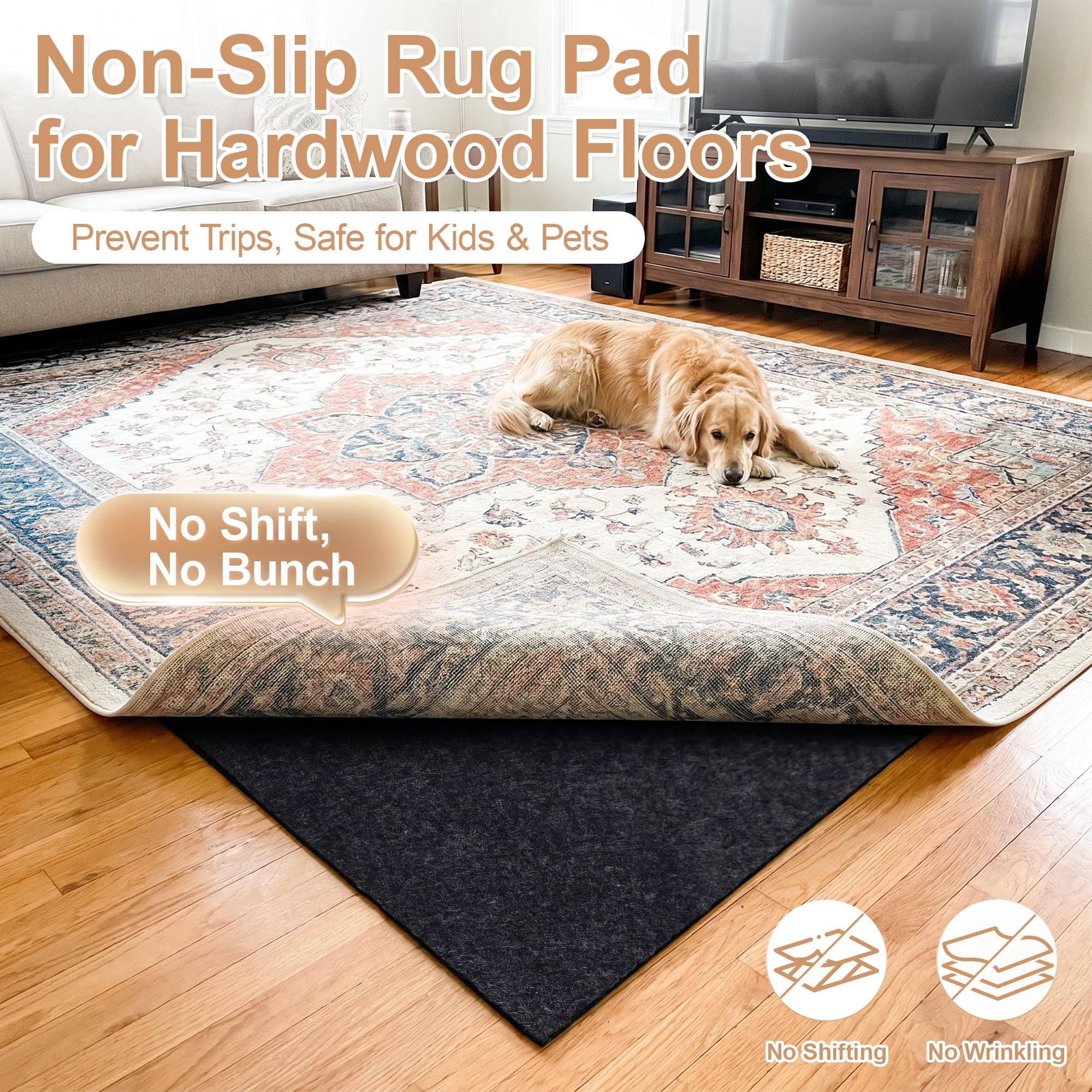 SenQWFa LSQ0813S139 Rug-Pad - View #2