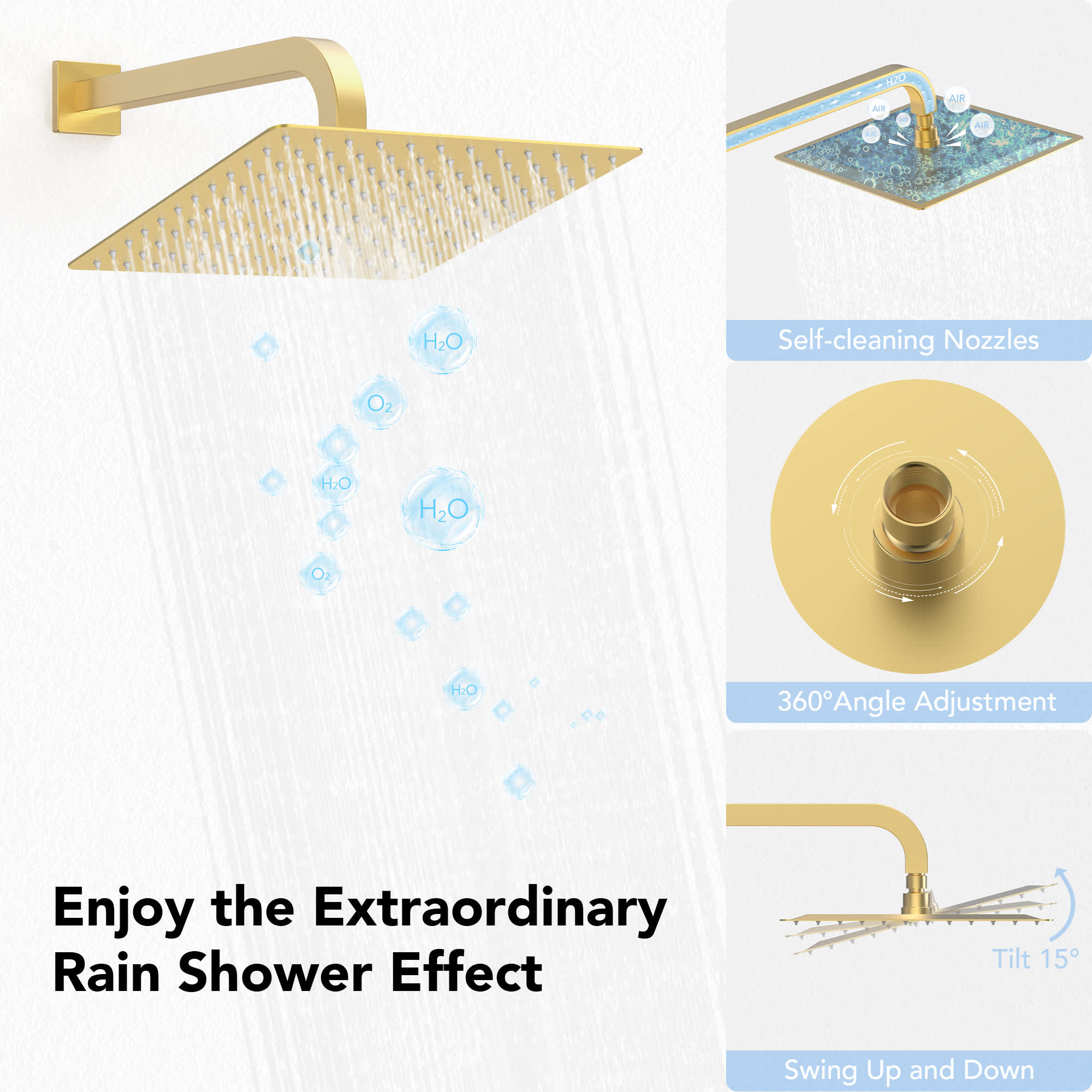 EVERSTEIN SFS-1068-GD12 Tub-Shower-Faucets - View #5