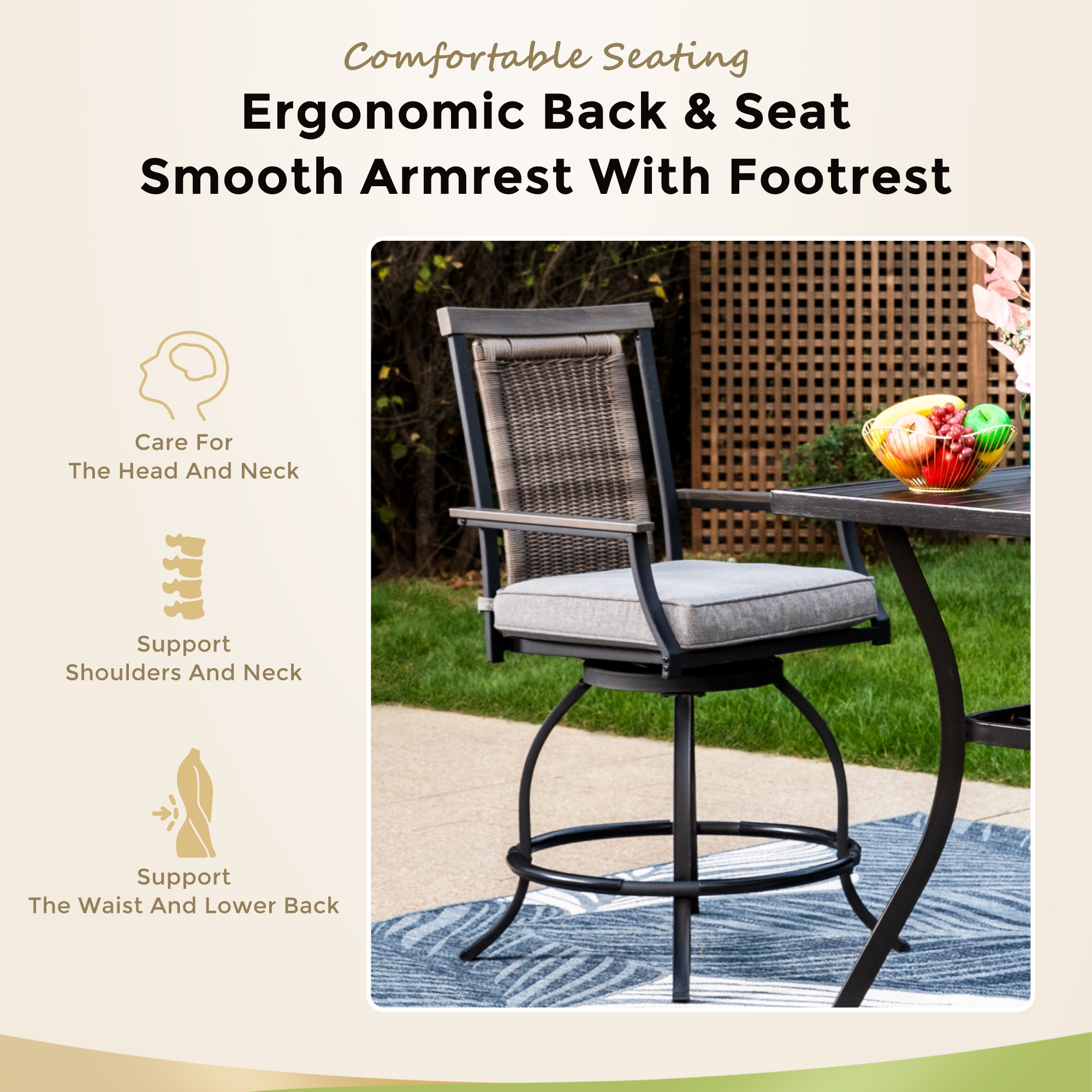 Sunshine Valley S7-131-451 Patio-Dining-Sets - View #3