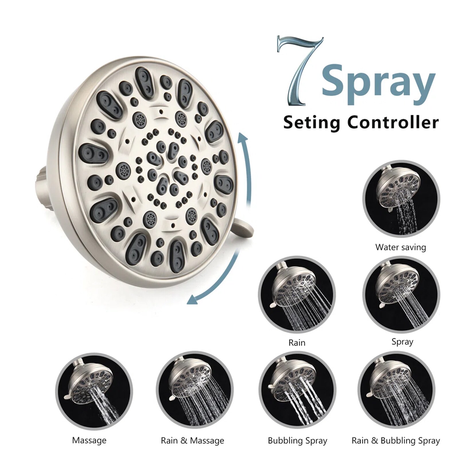 UCLIMAA UCAC011BN Fixed-Showerhead - View #2