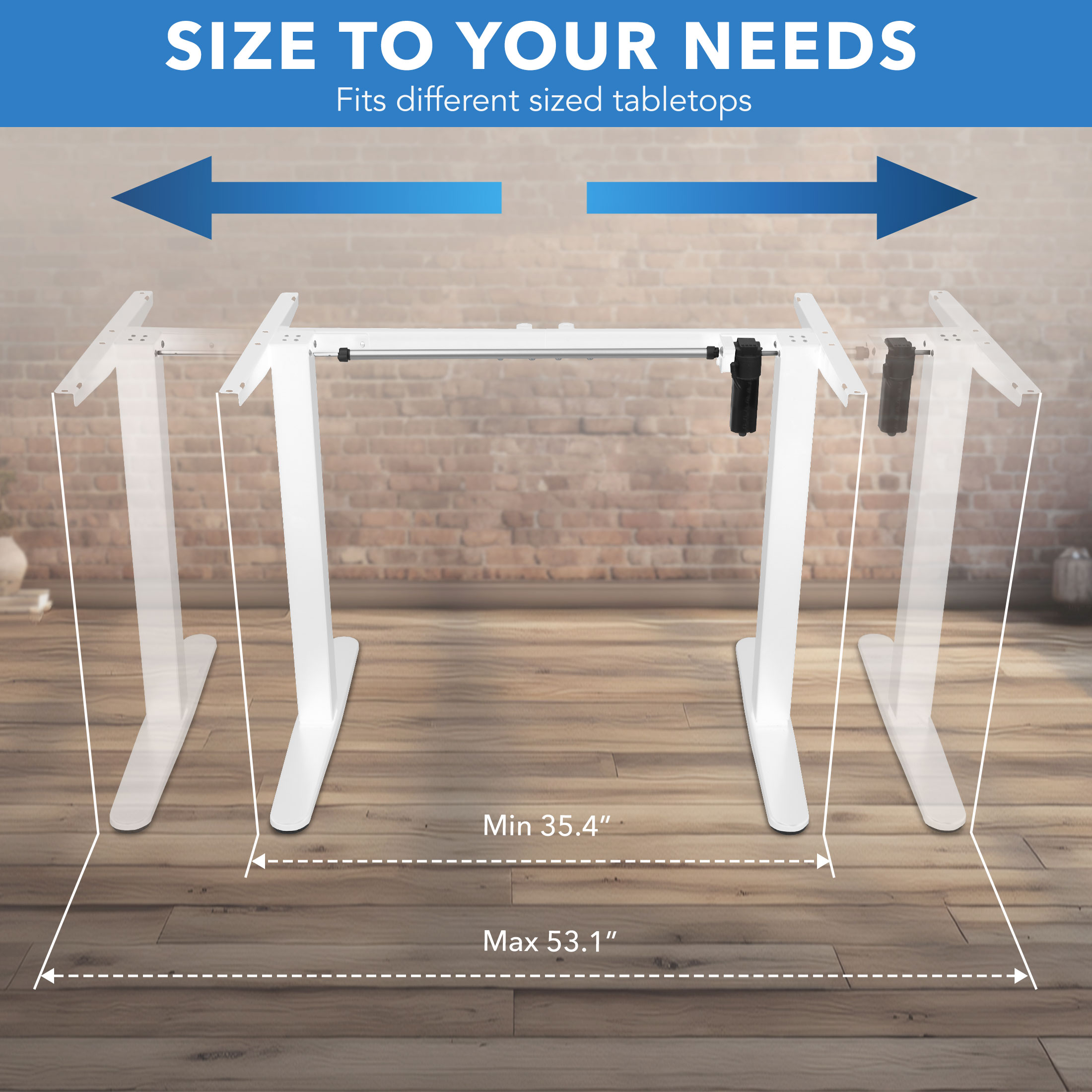 Mount-It! MI-8033W desks - View #4