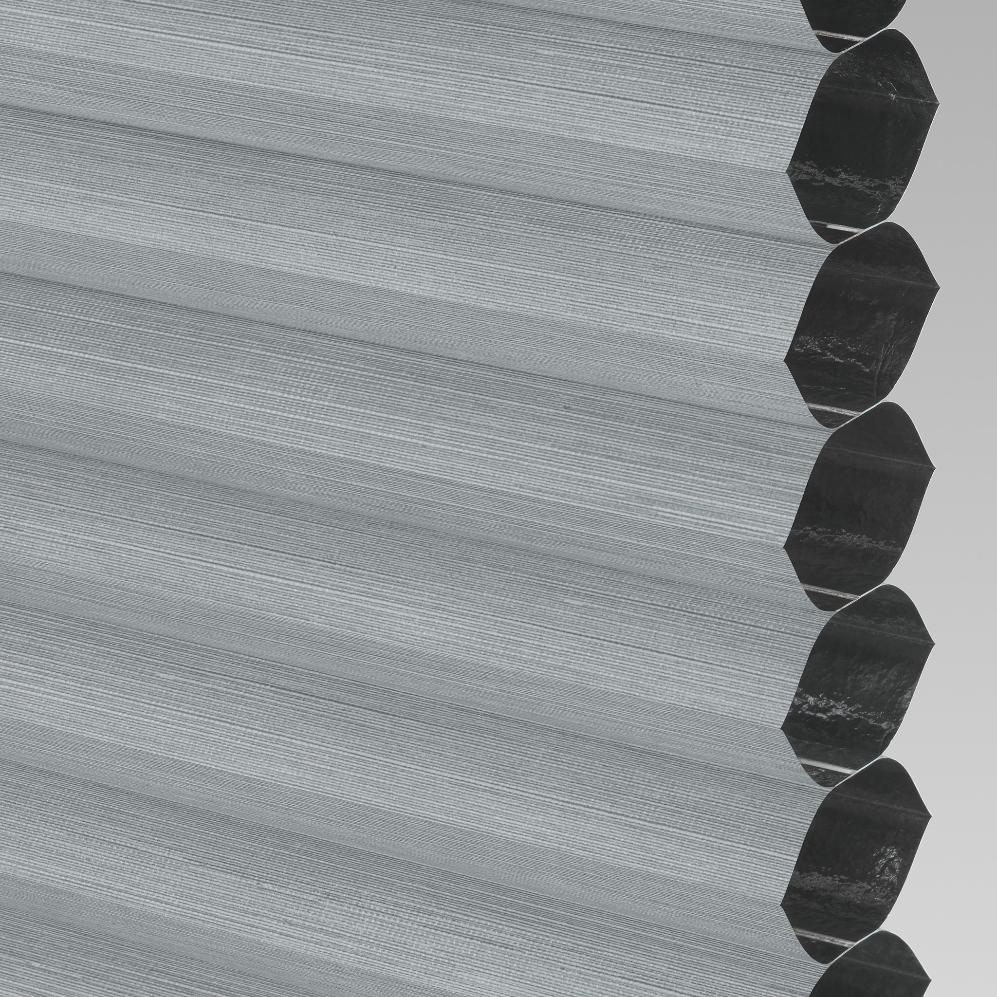 LEVOLOR 511654 Silkweave Blue Steel Blackout Polyester 1 1/4-in Single Cellular shade swatch
