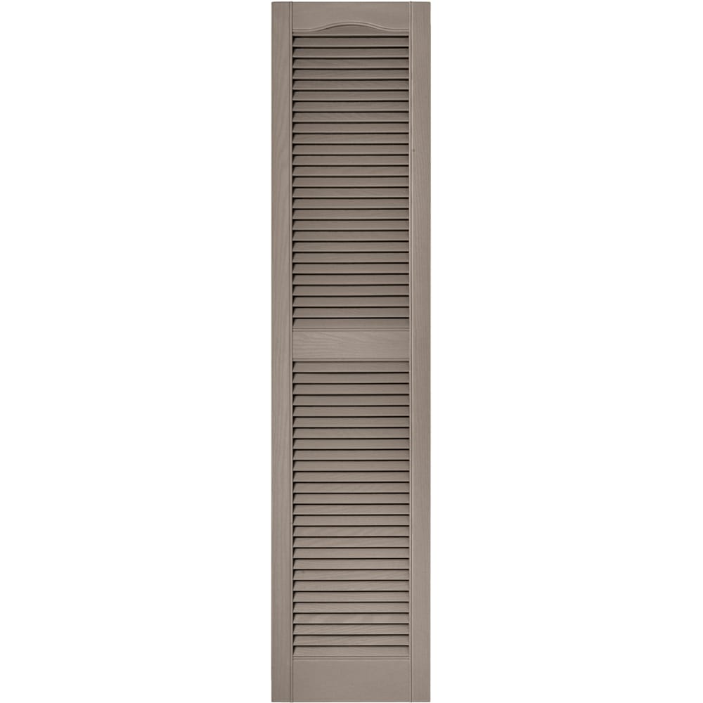 Vantage 14.563-in W x 60-in H Clay Exterior Shutters in the Exterior ...