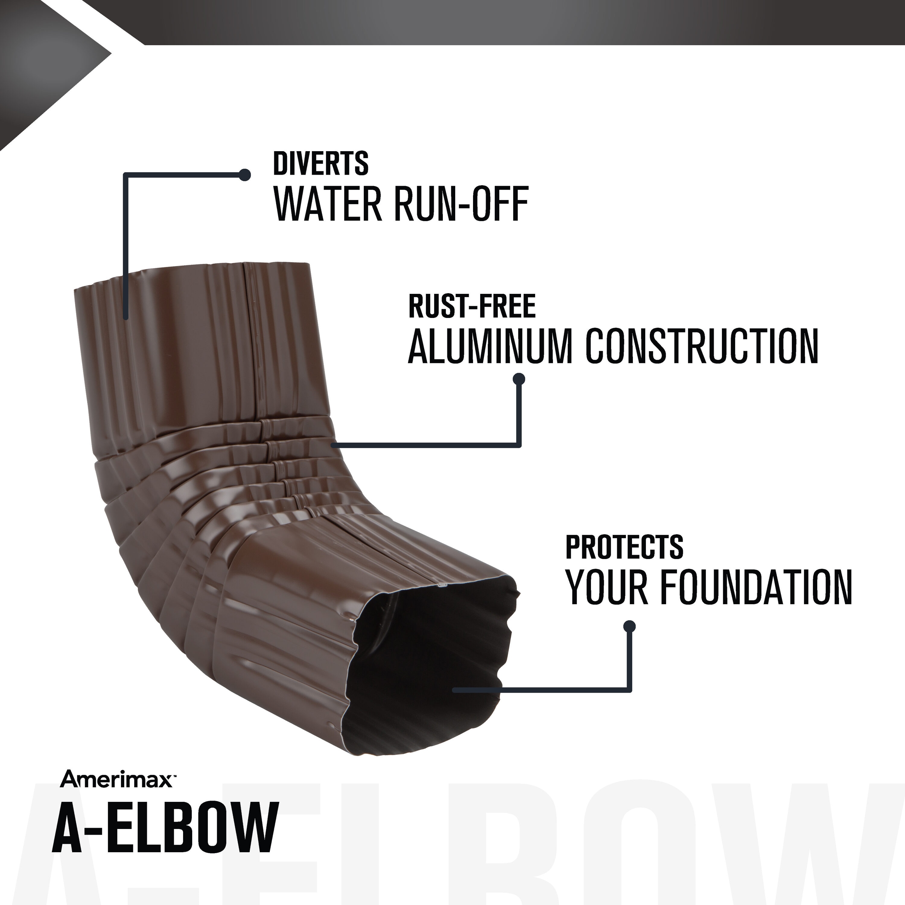 Amerimax 4526419HP Downspout-Components - View #2