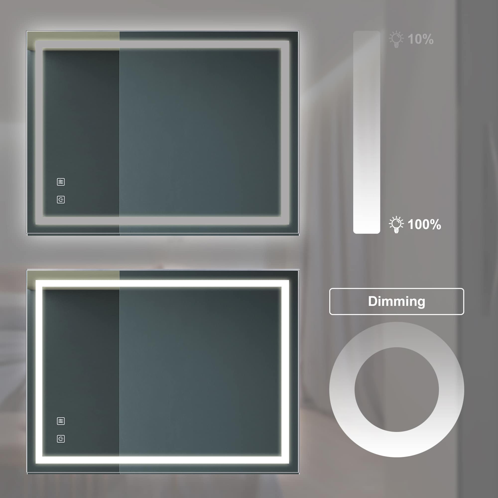 CASAINC CV-W54326741 Framed-Bath-Mirrors - View #6