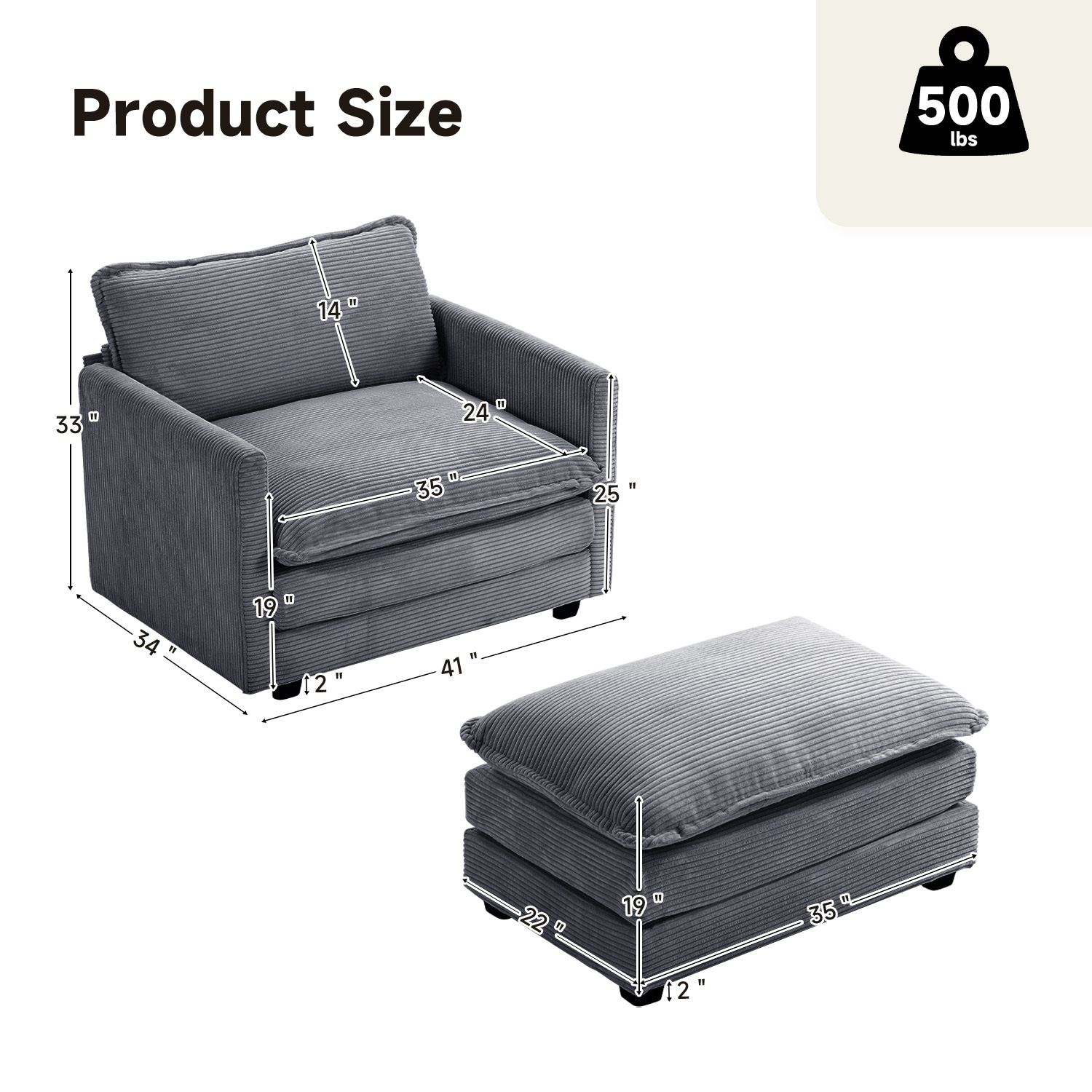 JEAREY XZBY-ZH Sofas-Loveseats - View #3