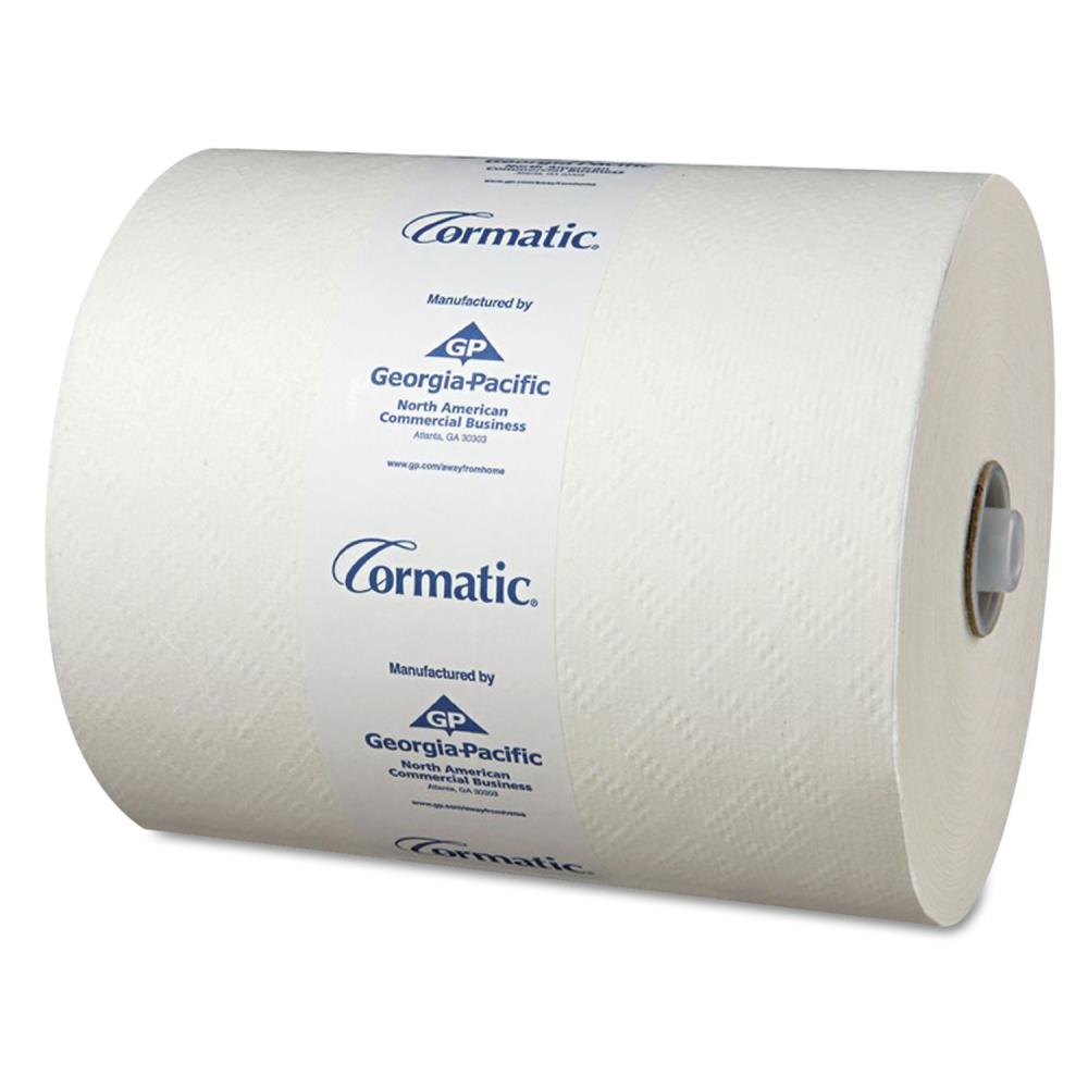 Georgia-Pacific Commercial Eco-Friendly Paper Towels - Pacific Blue Ultra,  White, 7.87 x 1150 ft, 6 Roll/Carton - High-Capacity & Affordable Quality