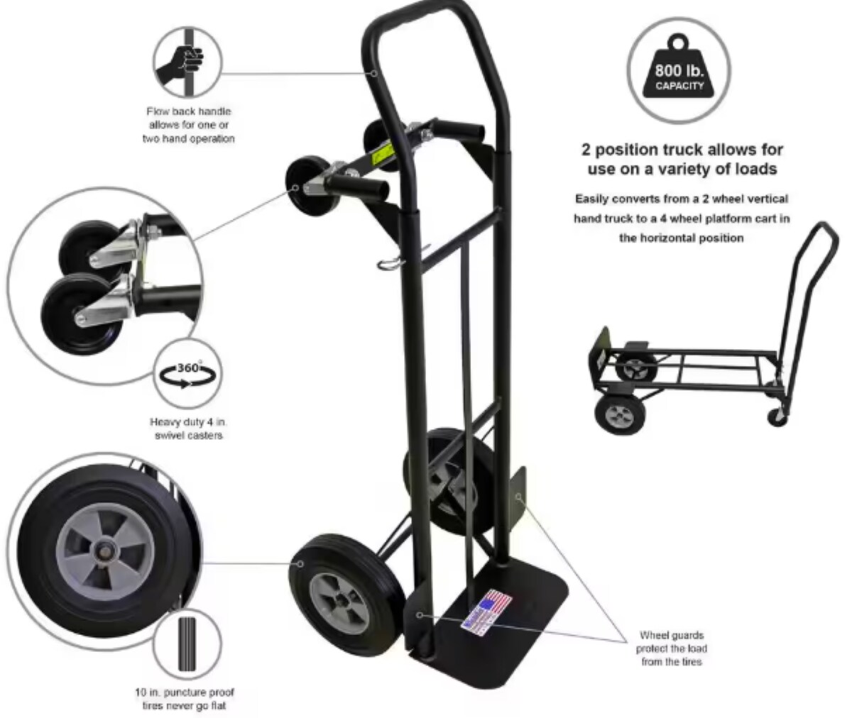Milwaukee DC36080S Hand-Truck-Dollies - View #2