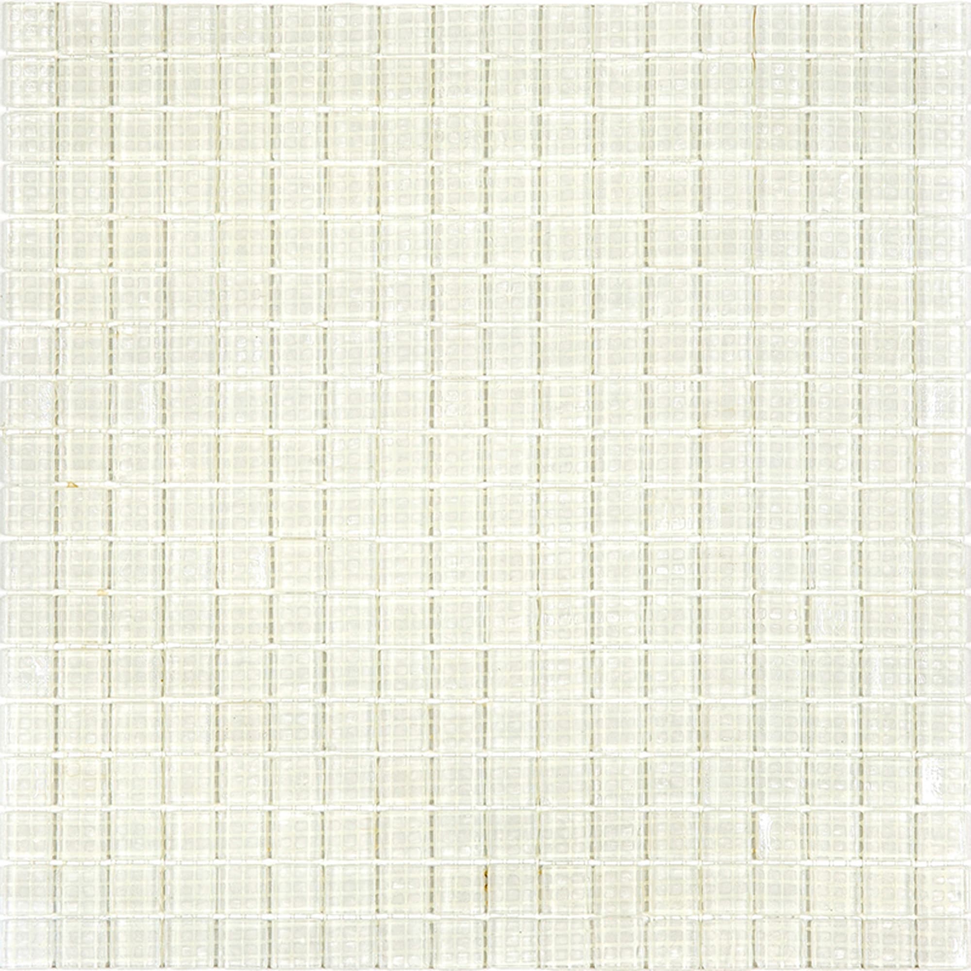 Apollo Tile Skosh Cotton White 11-1/2-in x 11-1/2-in Glossy Glass Uniform Squares Floor and Wall Tile (18.69-sq. ft/ Carton)