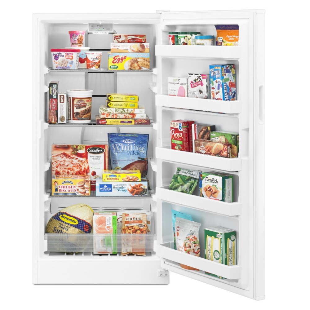 Whirlpool 15.7-cu ft Frost-free Upright Freezer (White)