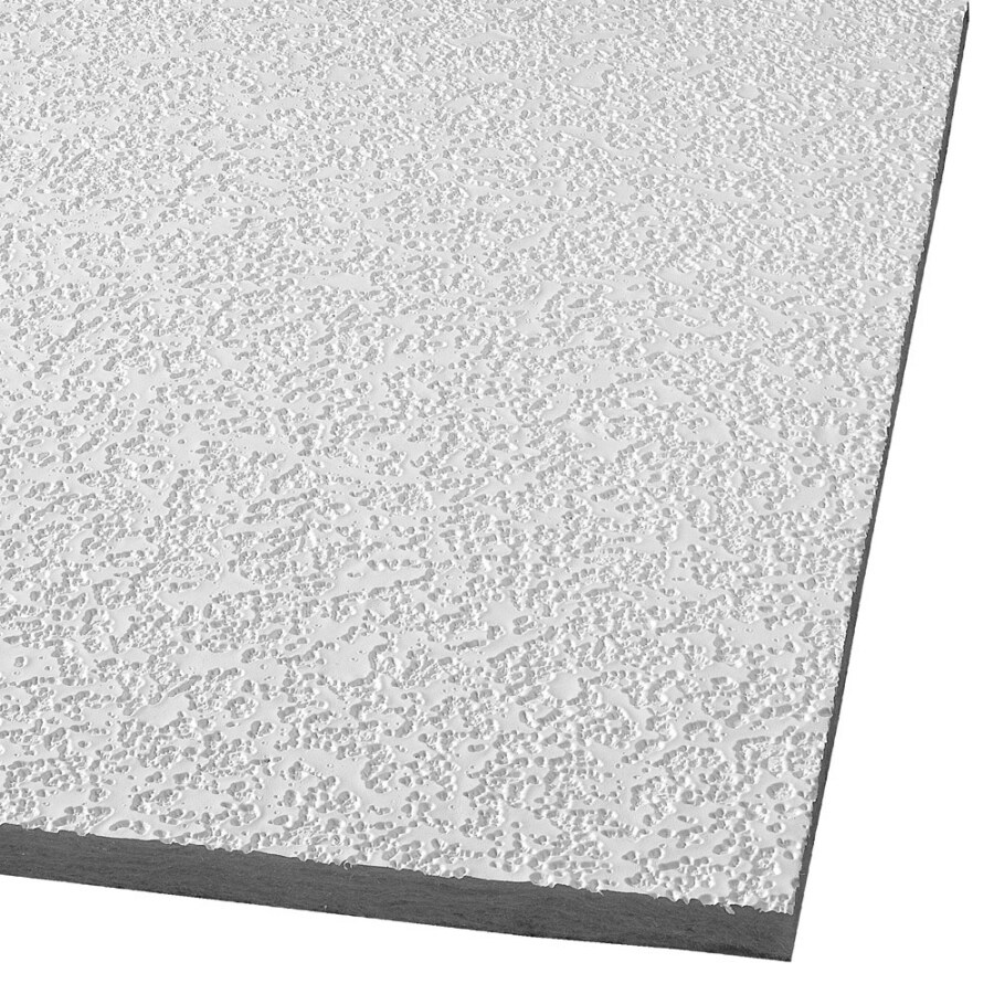 Armstrong Ceilings 24 In X 24 In Random Fissured 32 Pack White Fissured 1516 In Drop Acoustic