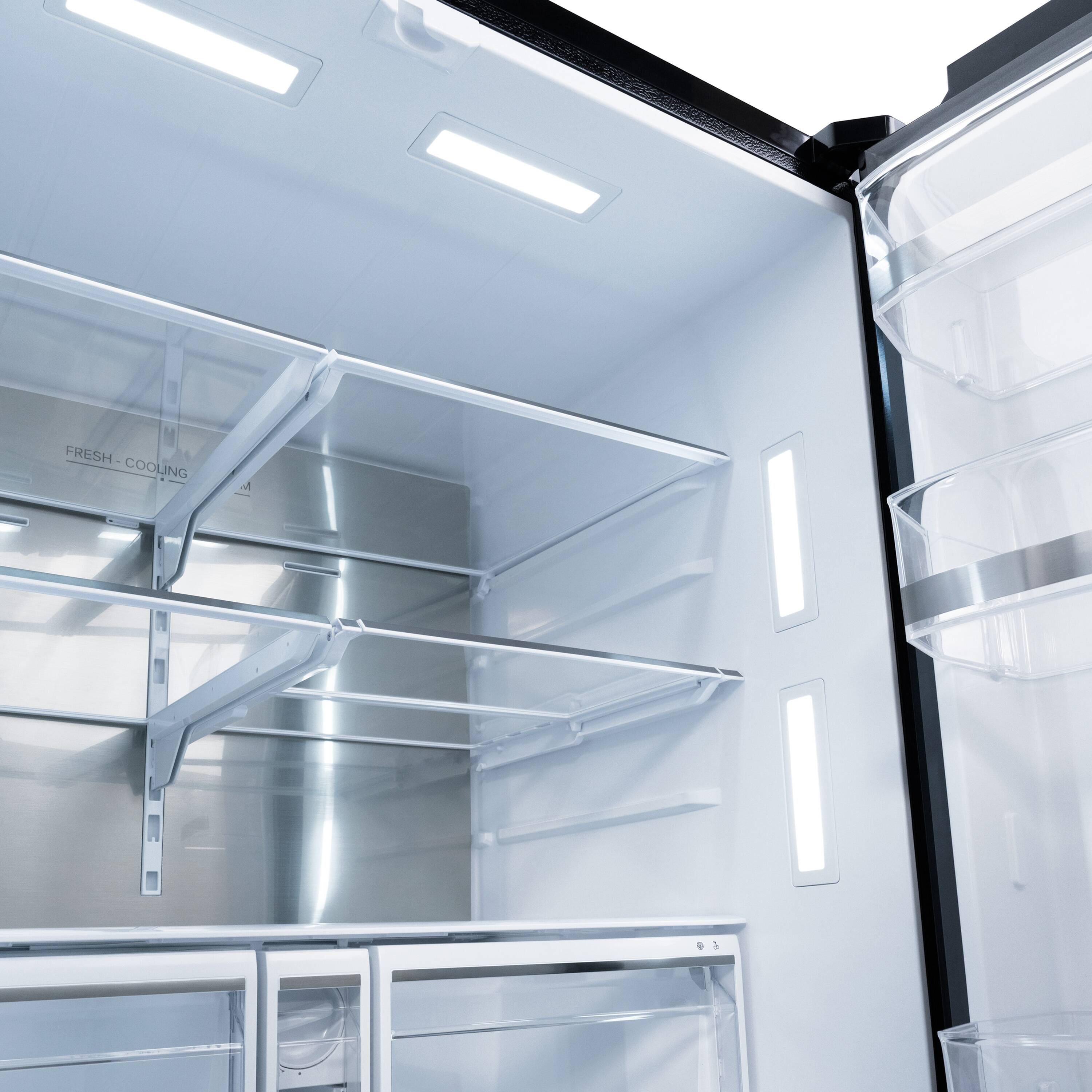 ZLINE KITCHEN & BATH RSMZ-W36-BS-FCB French-Door-Refrigerators - View #5