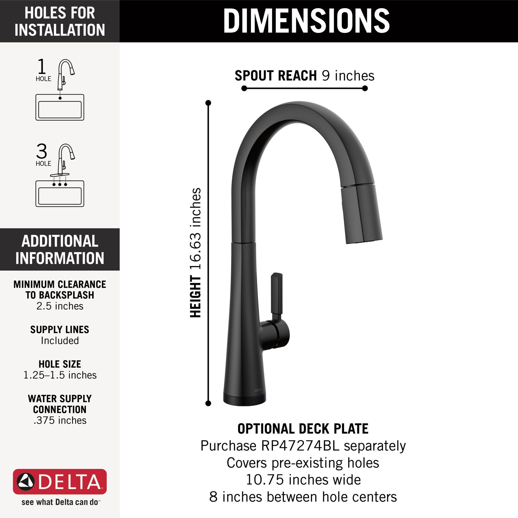 Delta 9191T-BL-DST Kitchen-Faucets - View #5