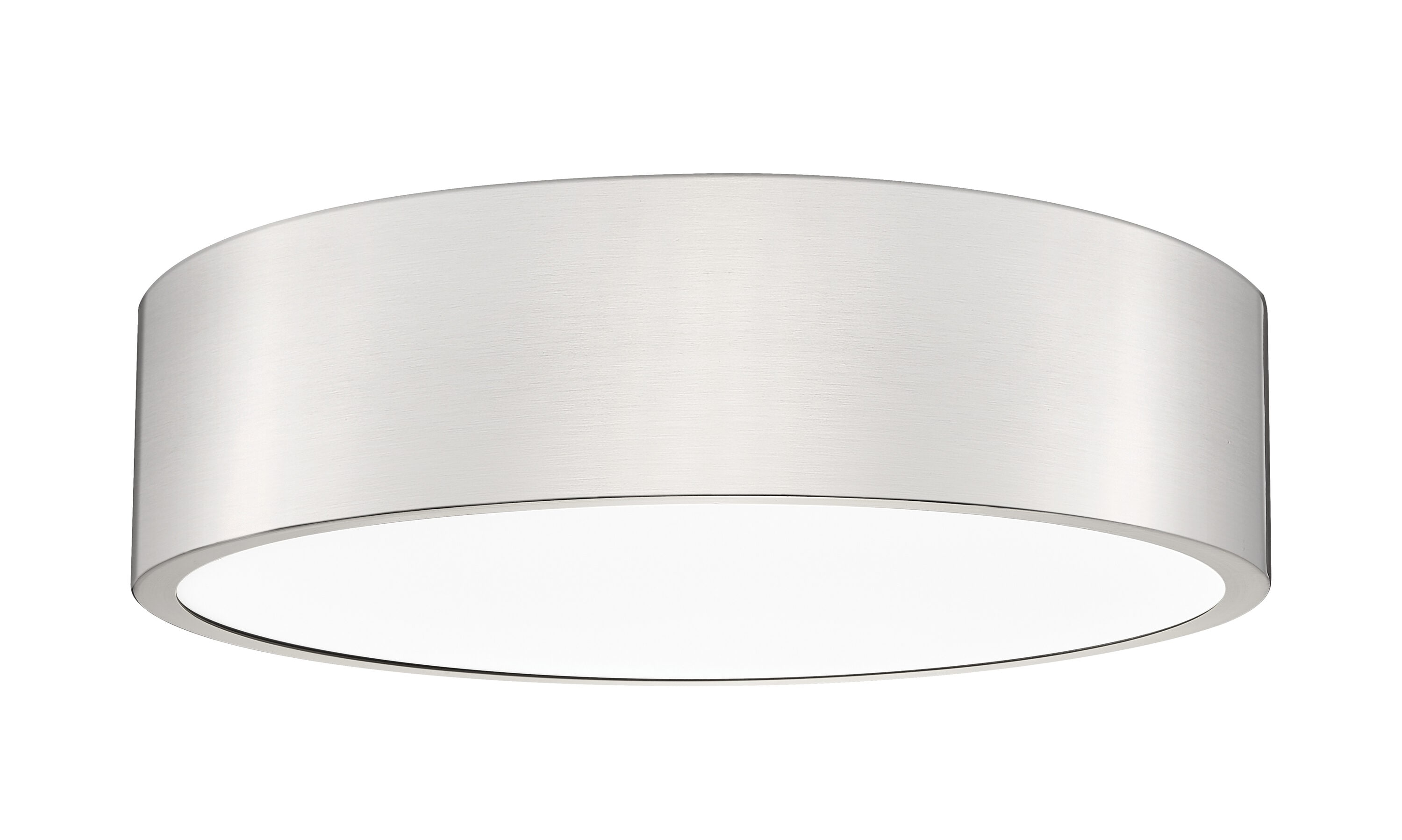 Z-Lite 1017F16-BN-LED Coronado 1 -Light 16-in Brushed Nickel Integrated LED Flush Mount Light