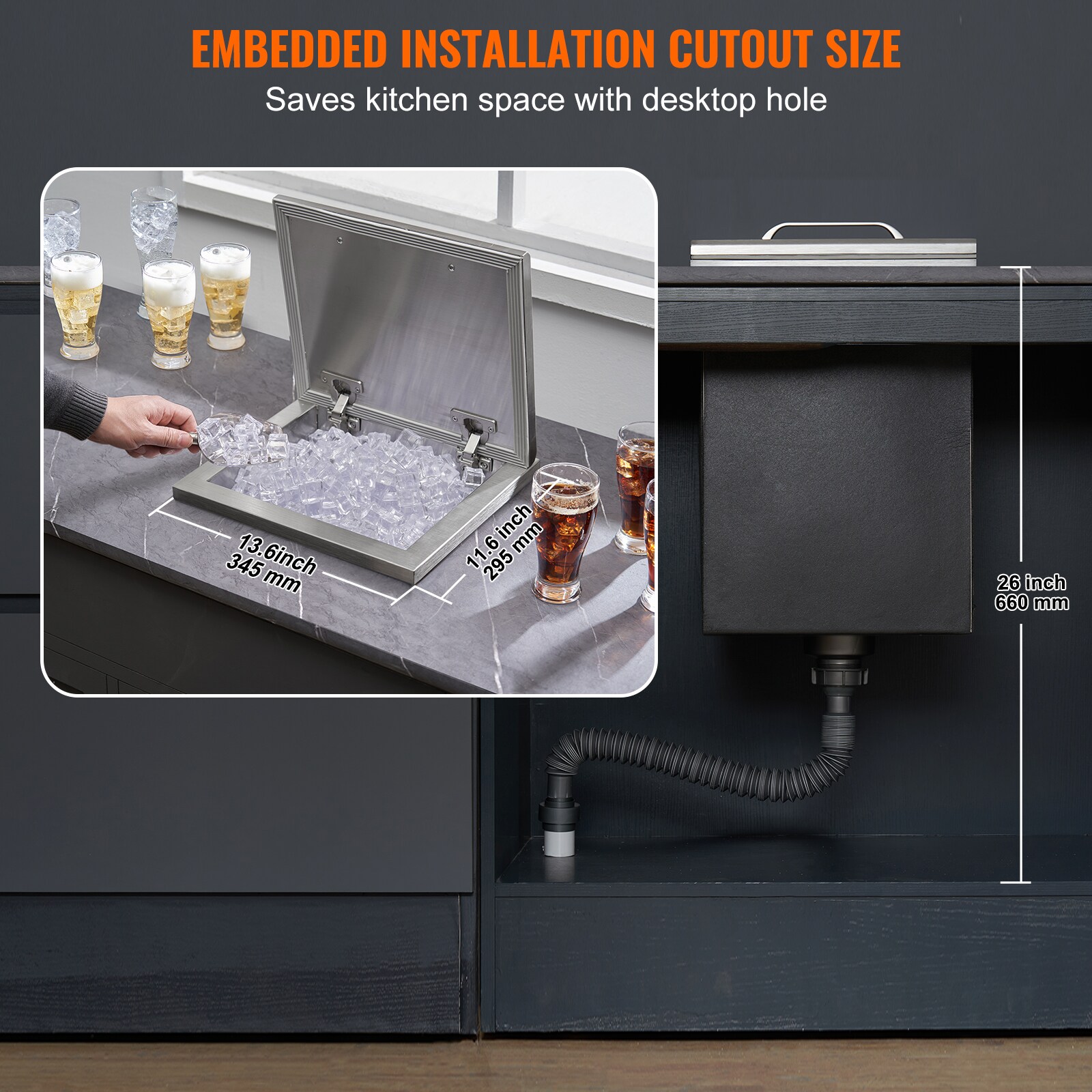 VEVOR SCQRSCBC14LX06211V0 Ice-Buckets - View #6