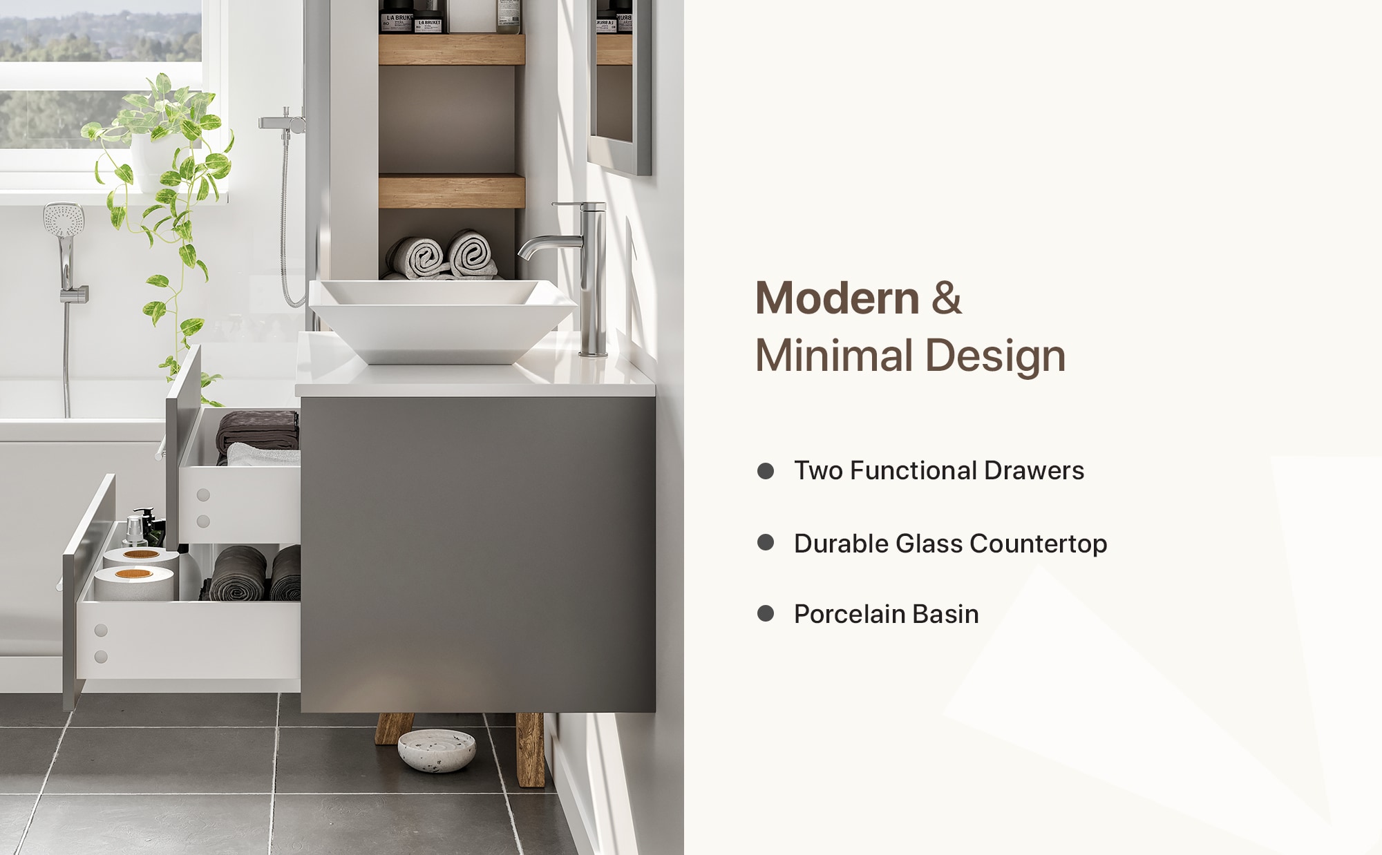 Eviva EVVN147-24GR Bath-Vanity-Combo - View #8
