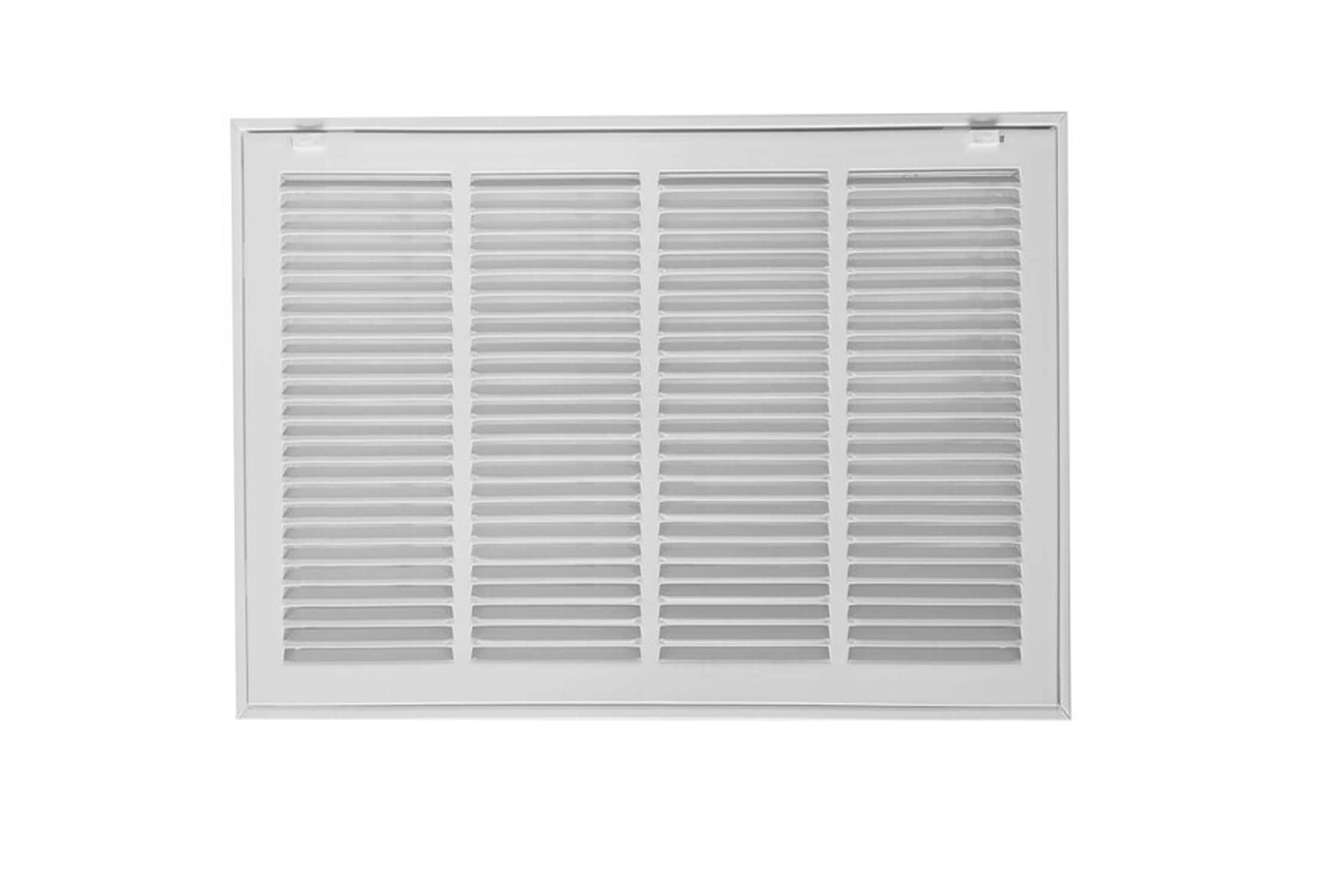 RELIABILT 22.57-in x 18.57-in Steel White Sidewall/Ceiling Return air filter grille 5 -Pack