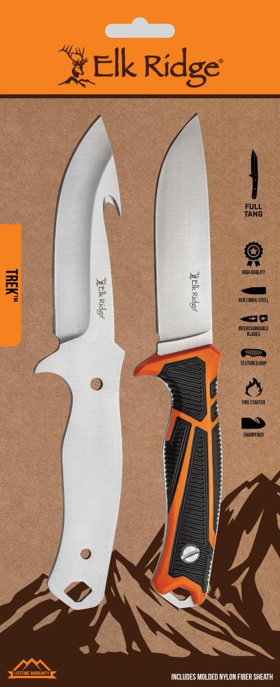 Elk Ridge - OUTSKIRT - Fixed Blade Gut Hook Knife - ER-200-29LBR