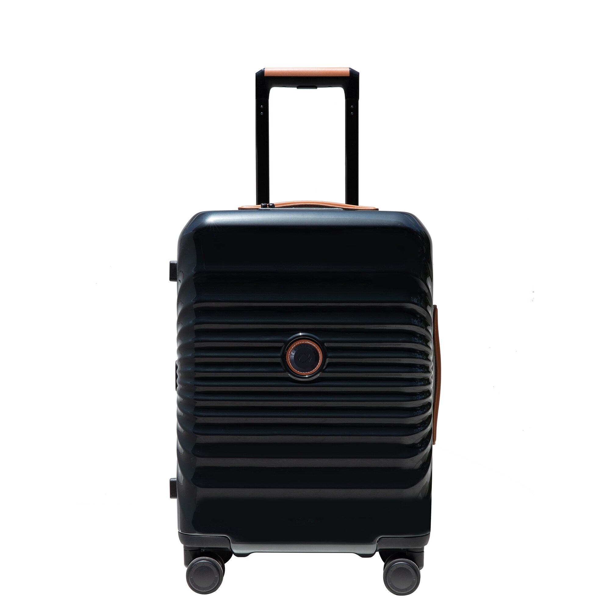 SINOFURN SYD9400004BK 19.3x11.4x26.8 Black Plastic Hardshell Suitcase