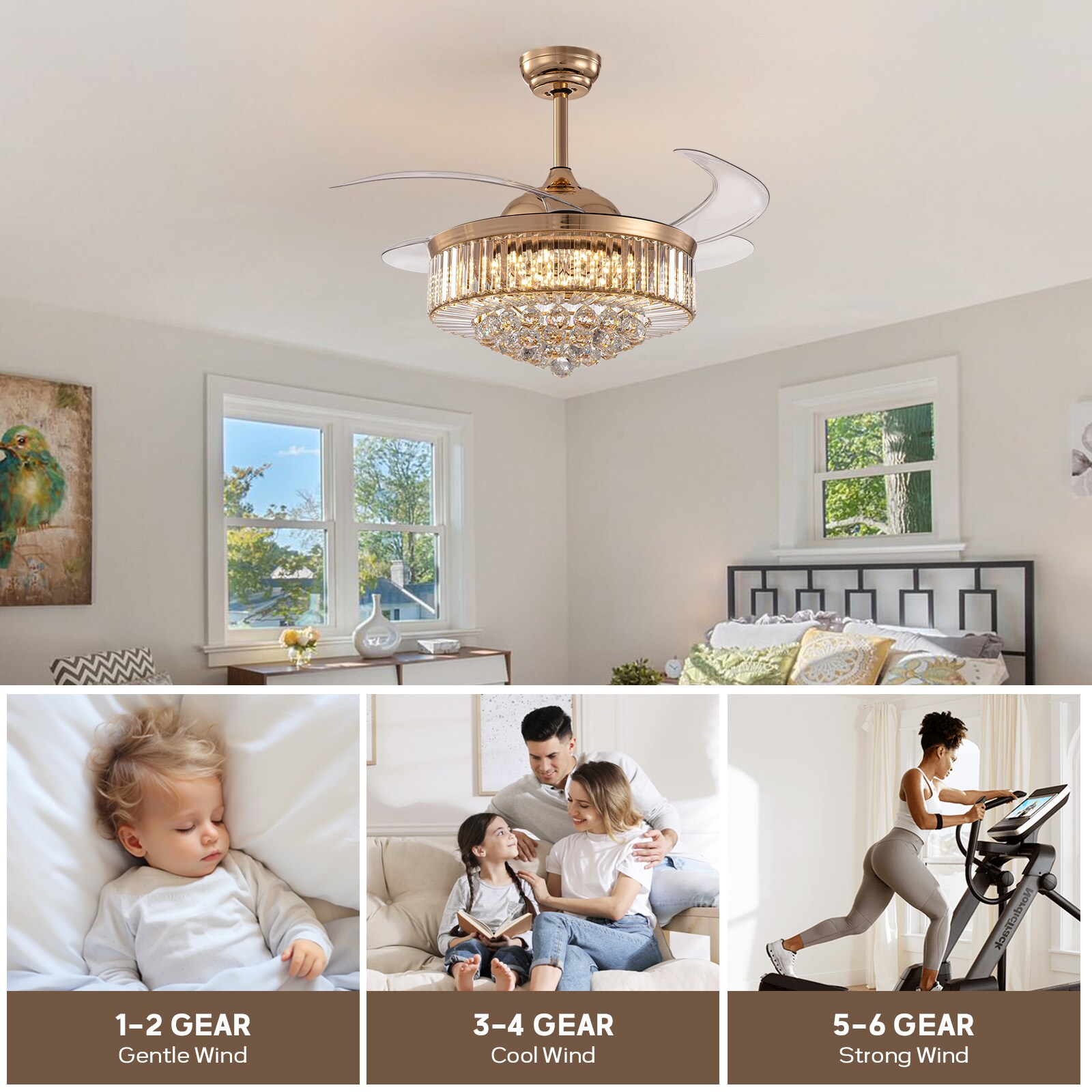 SILJOY LL-8111-42G Ceiling-Fans - View #7