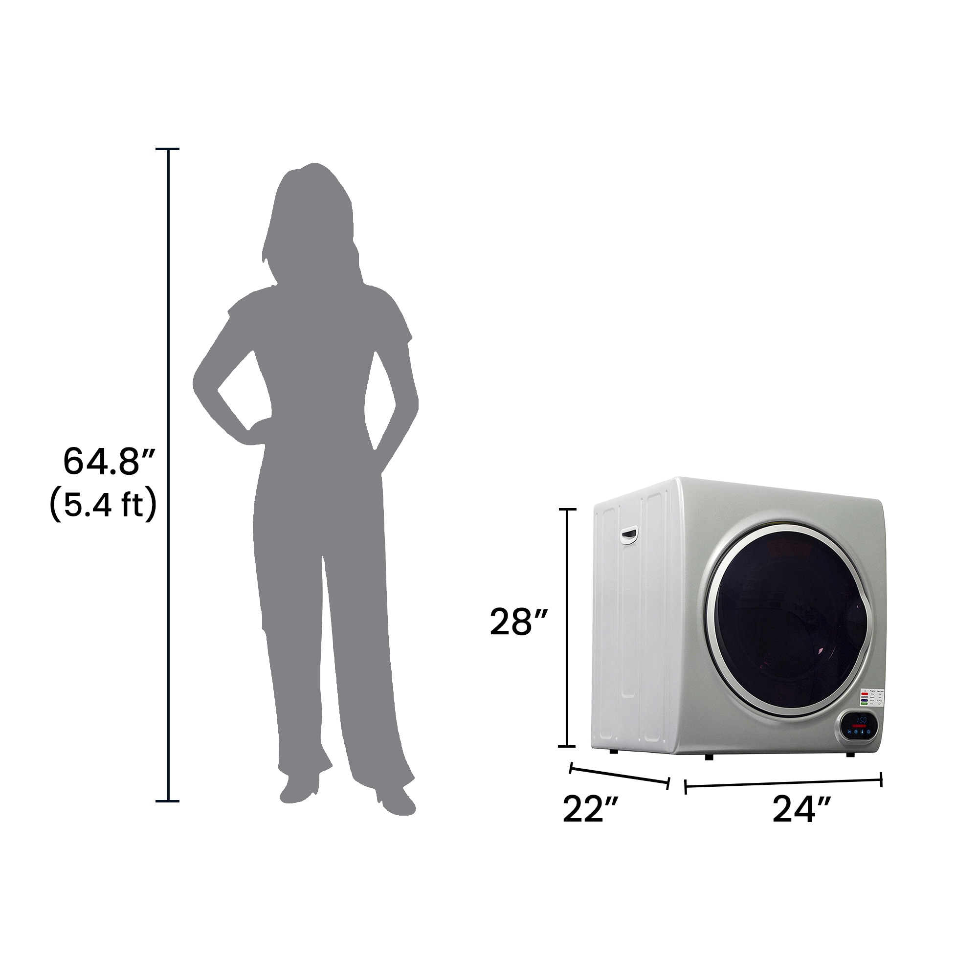 Equator Advanced Appliances ED 852 S Elec-Dry - View #2
