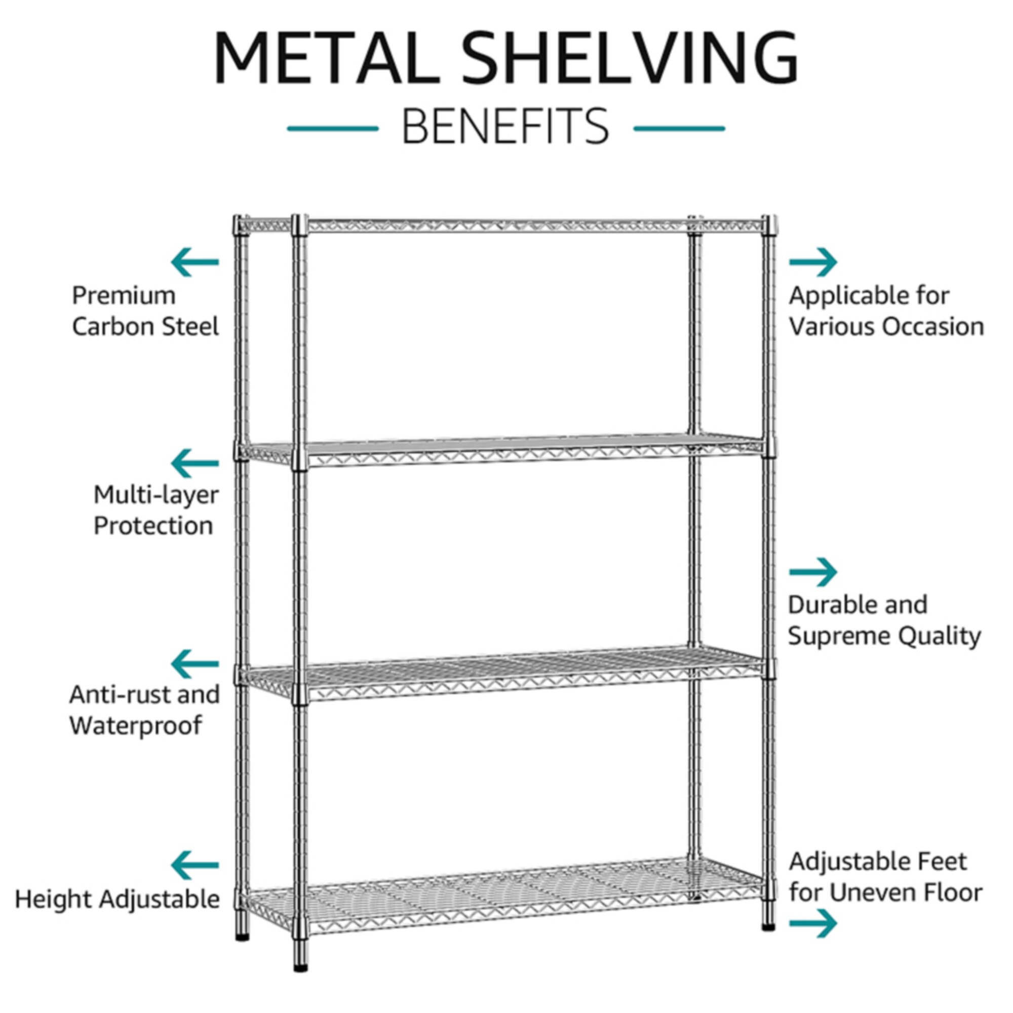 Wooakway FXLS0604-602Z229 Free-Standing-Shelving - View #6
