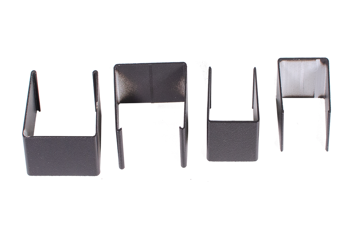 Harmony Railing Systems AL051202B 2-in Black Aluminum Rail bracket