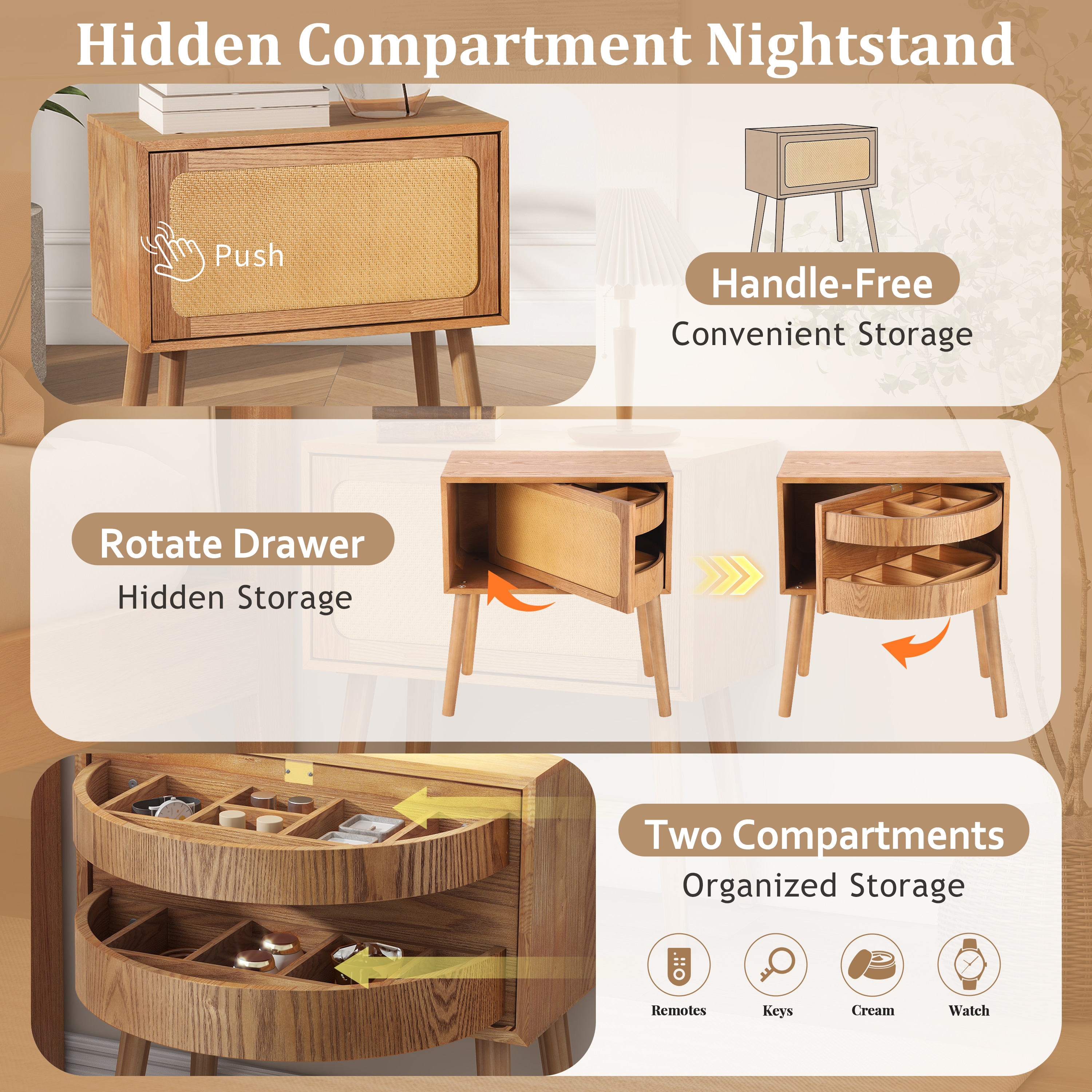 Qualler QDU761451M nightstands - View #7