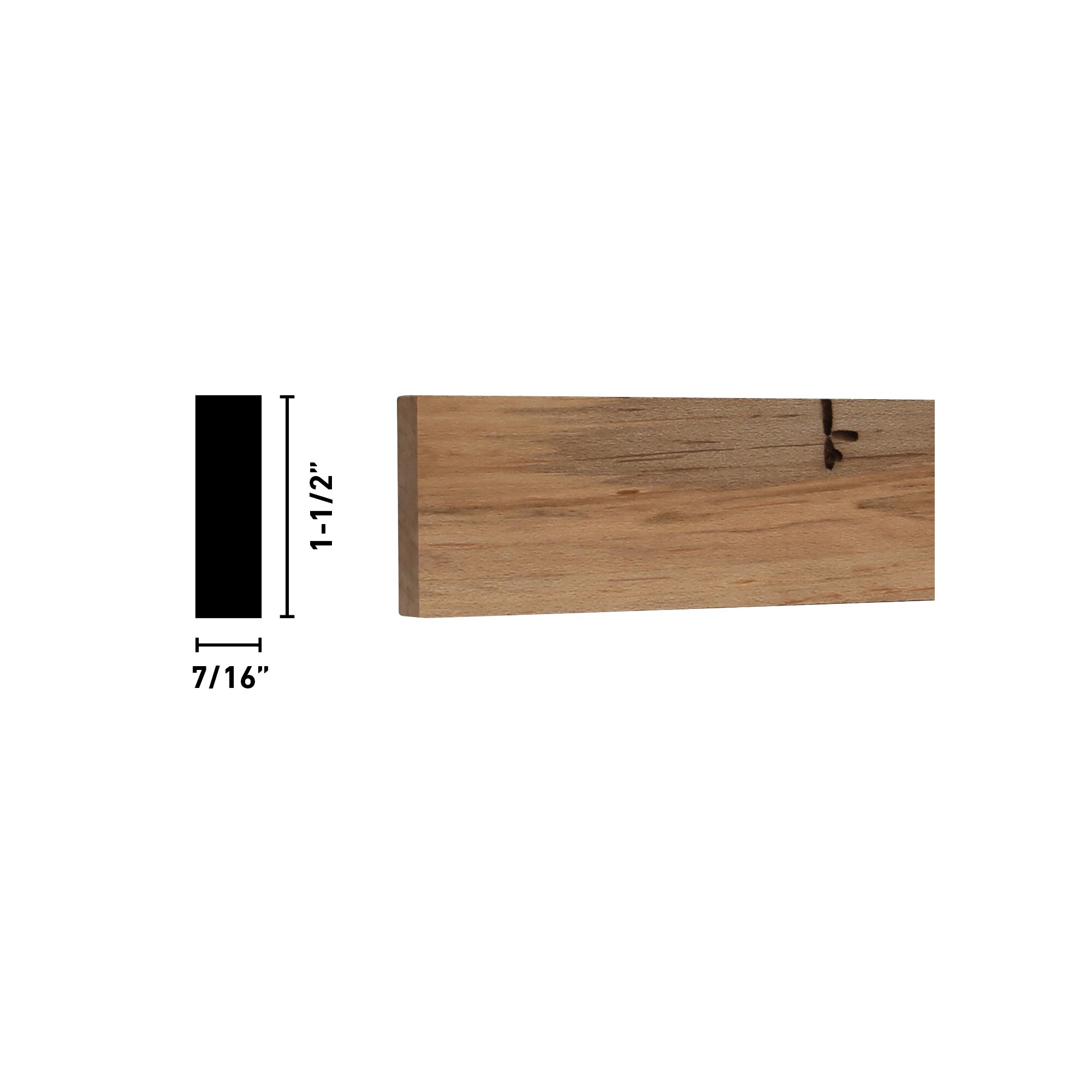 Ornamental Mouldings AMAP 1/2X2X48 Appearance-Boards - View #2