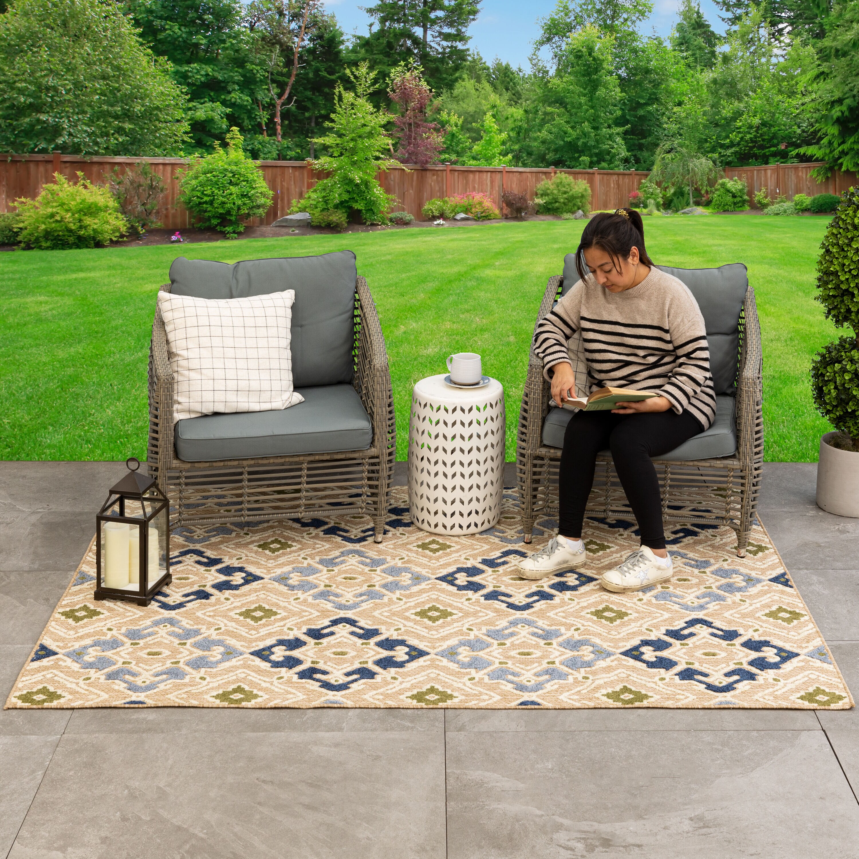 allen + roth with STAINMASTER R1345 416 078110 rugs - View #14