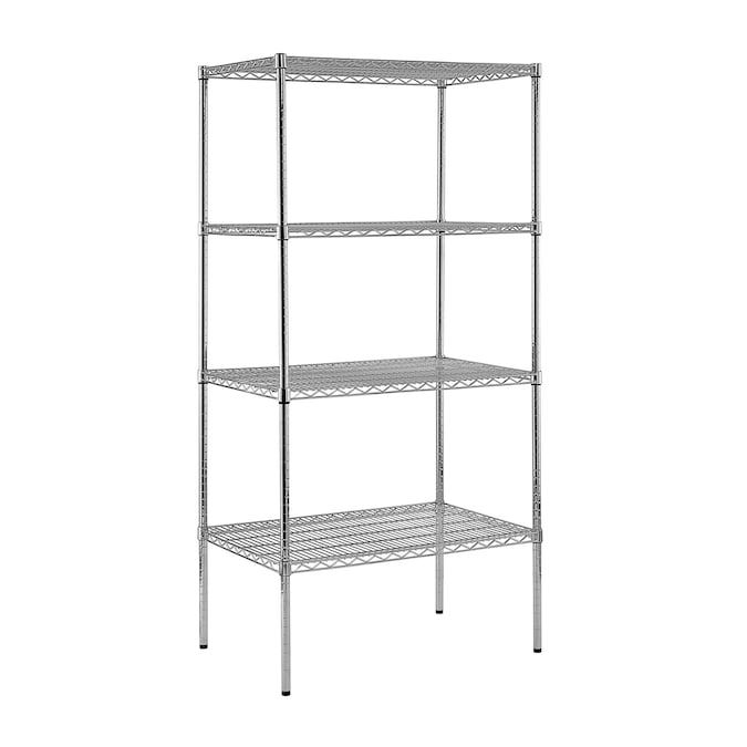 Heavy Duty Wire Utility Shelving Unit, 24 Inch Wire Shelving Units