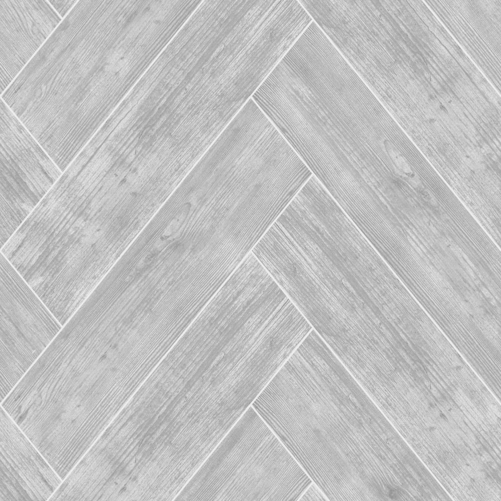 Graham & Brown 32-611 Strata 56.0-Sq. Feet Dark Grey Vinyl Textured Wood Unpasted Wallpaper