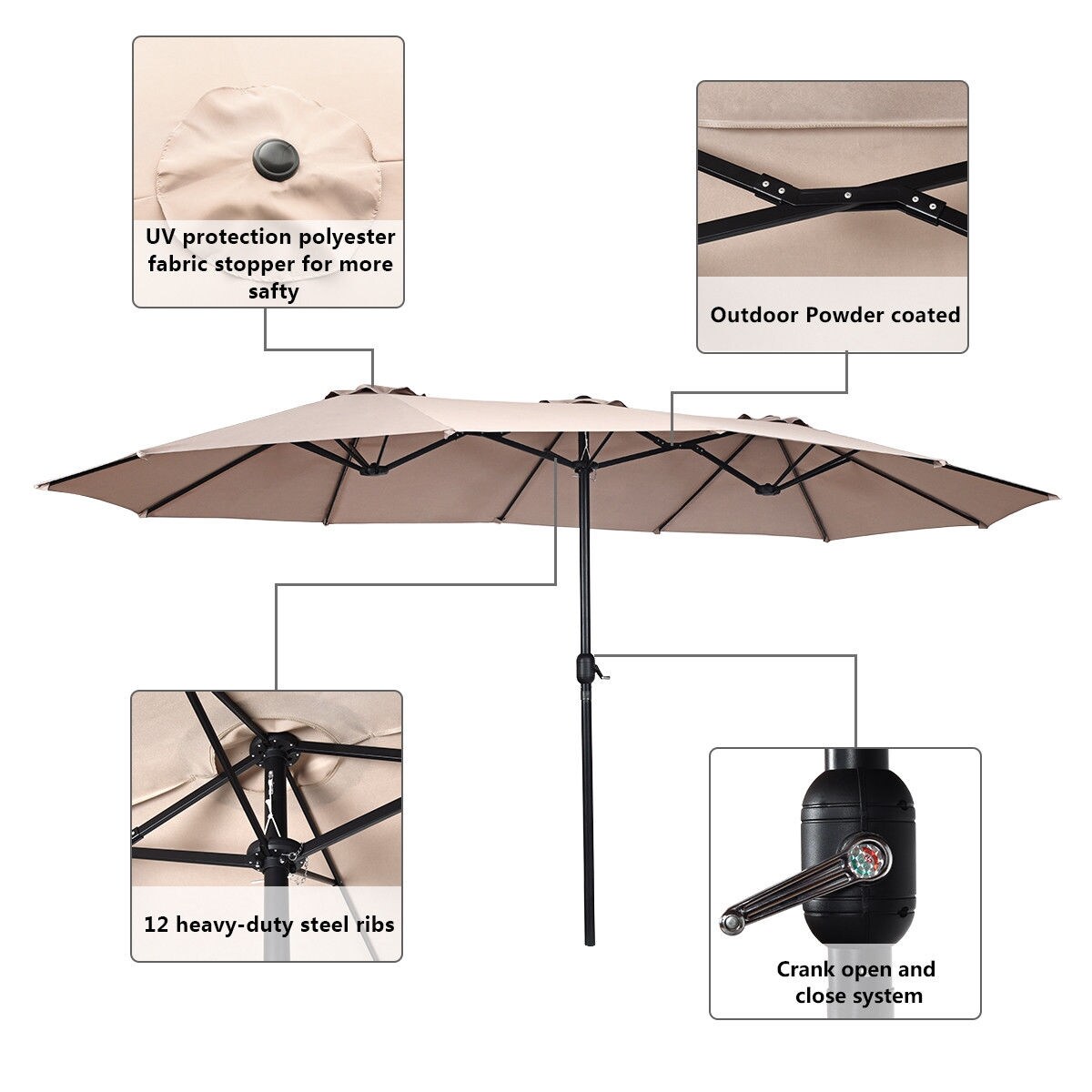 Clihome CWCH-OP3703BE Umbrellas-2 - View #9