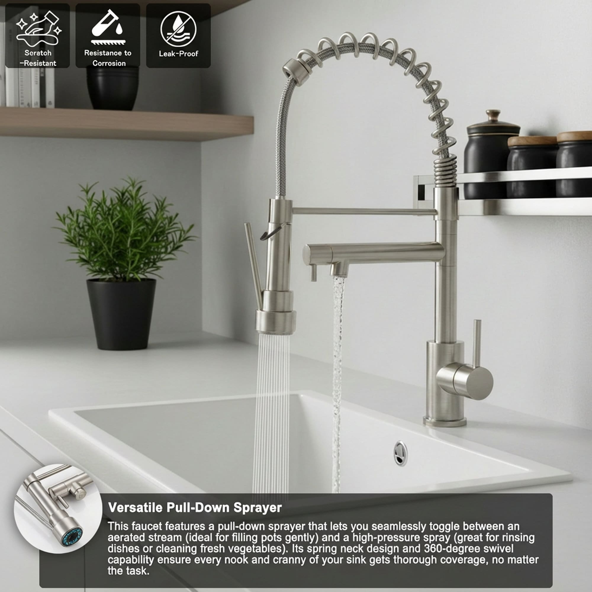 Afoxsos LAF0305F13 Kitchen-Faucets - View #9