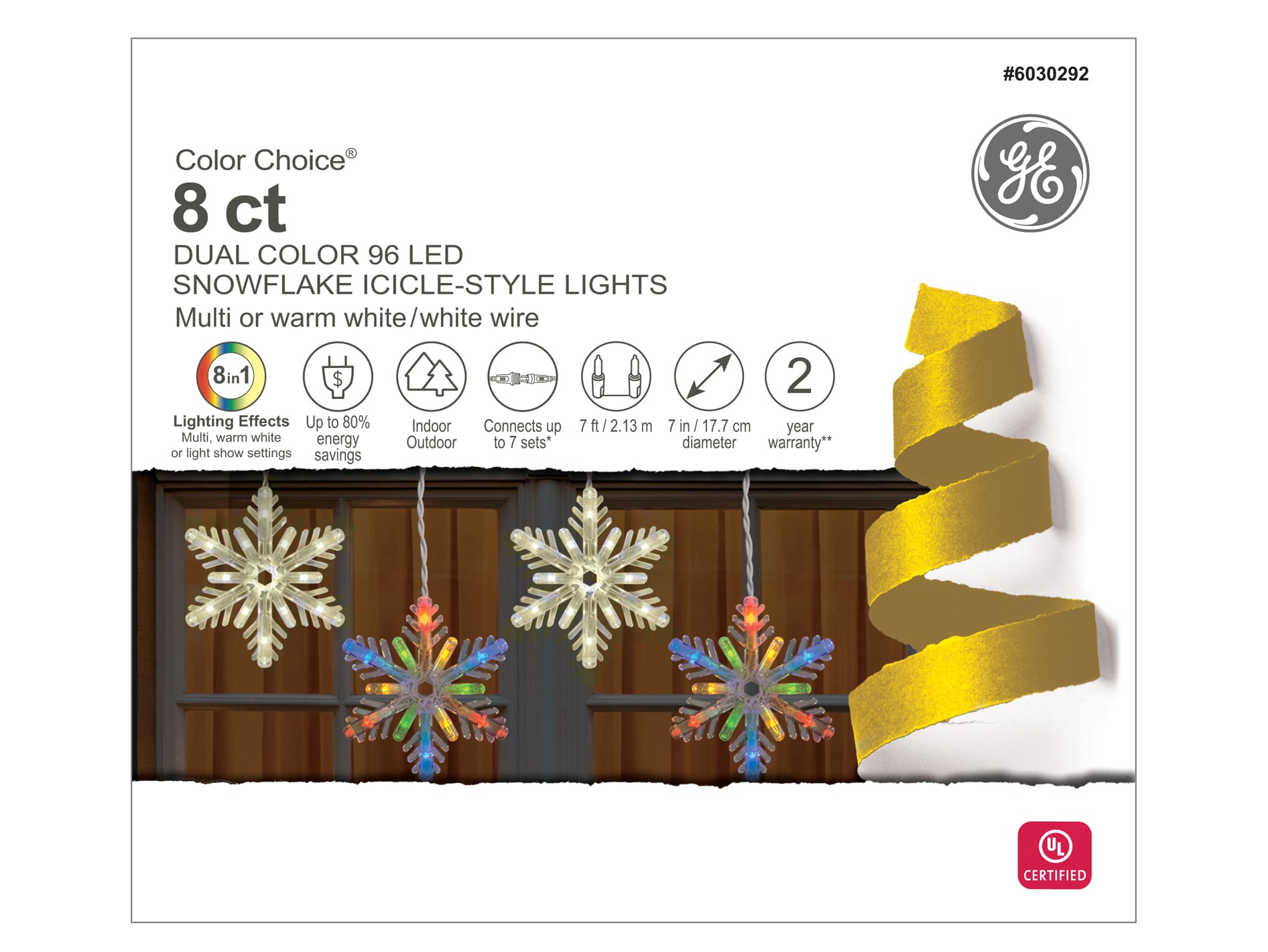 GE 89350LO Christmas-Icicle-Lights - View #2