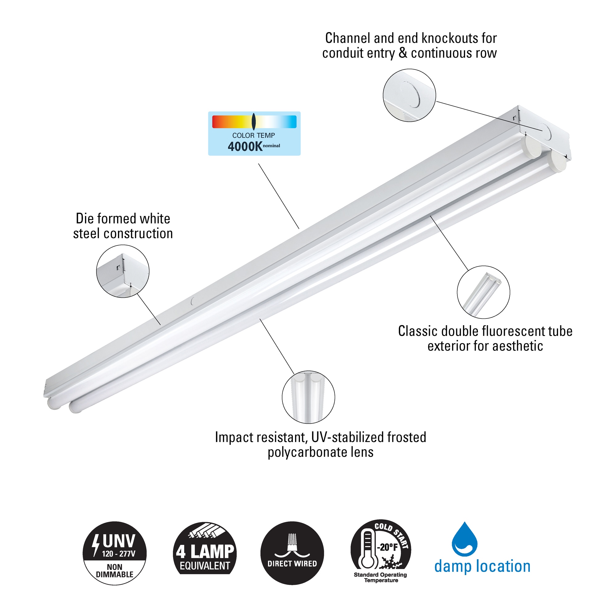 Metalux 4ST2L4040R Strip-Lights - View #4