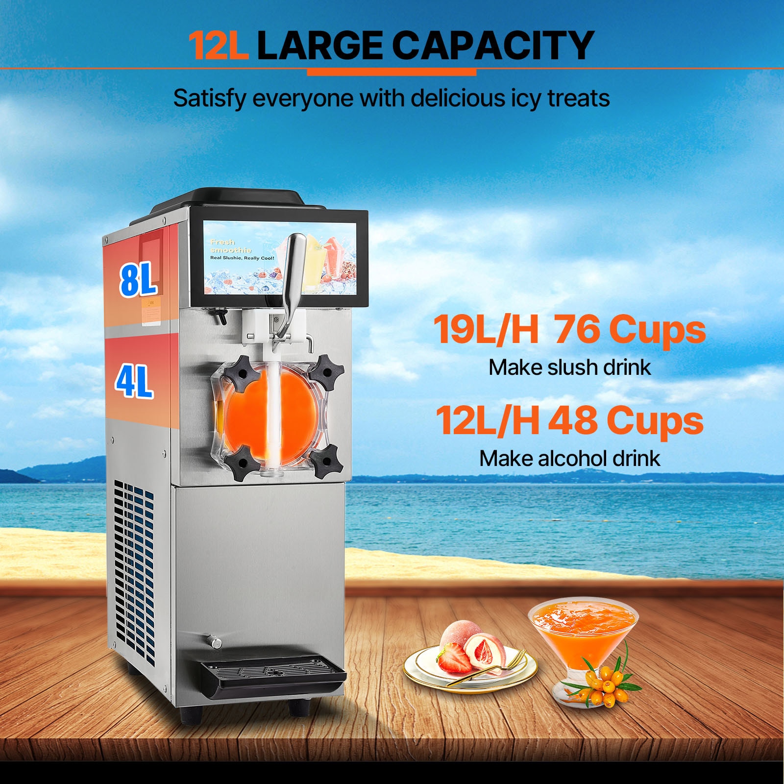VEVOR SY45L800W110VUMLYV1 Frozen-Drink-Makers - View #4