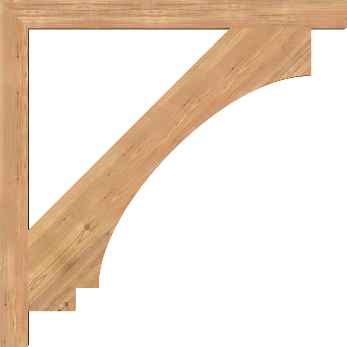 Ekena Millwork BKT04X44X44IMP05SWR Exterior-Brackets-Braces - View #3