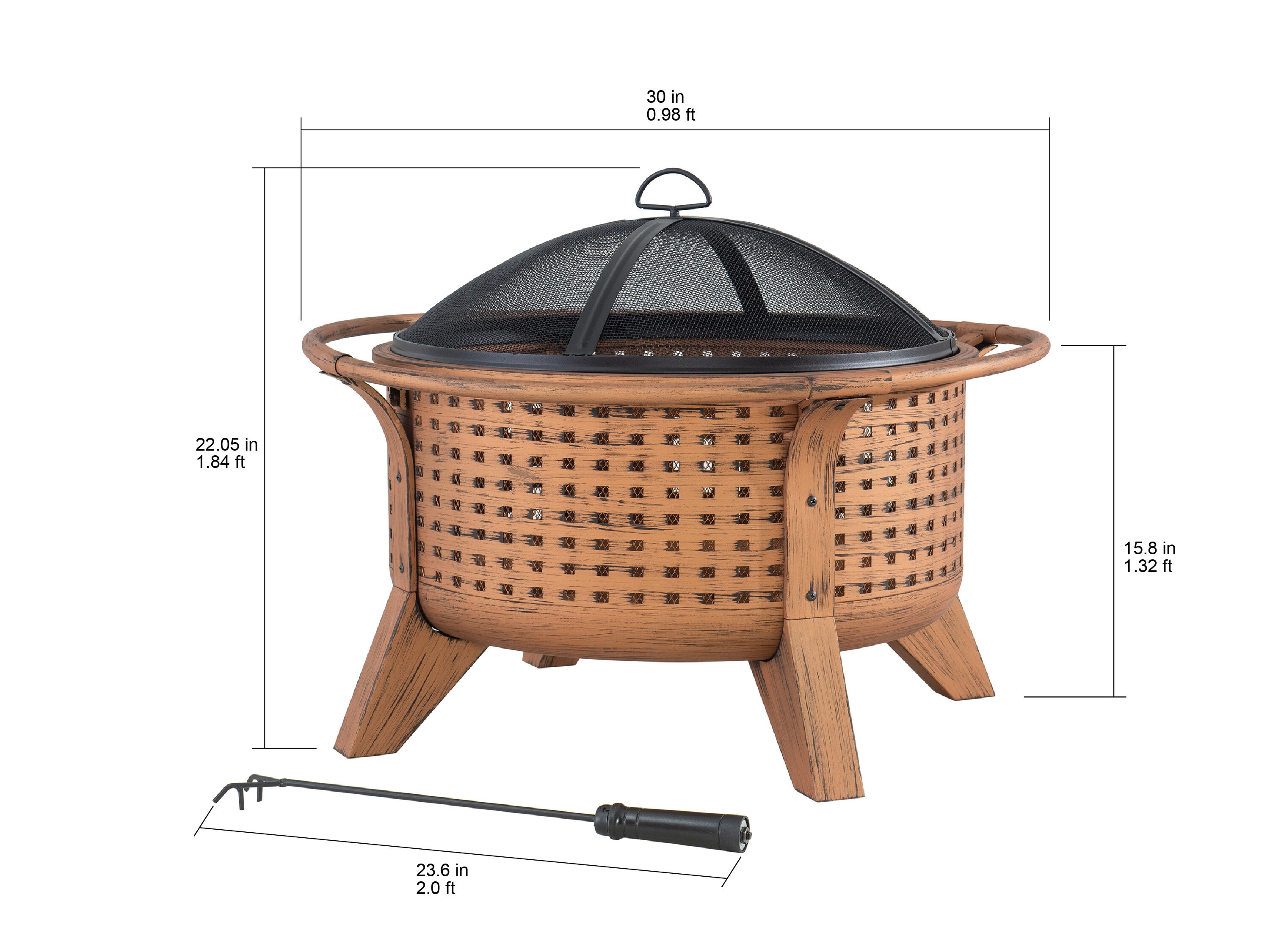 Sunjoy A301026800 Outdoor-Woodburning-Firepits - View #9