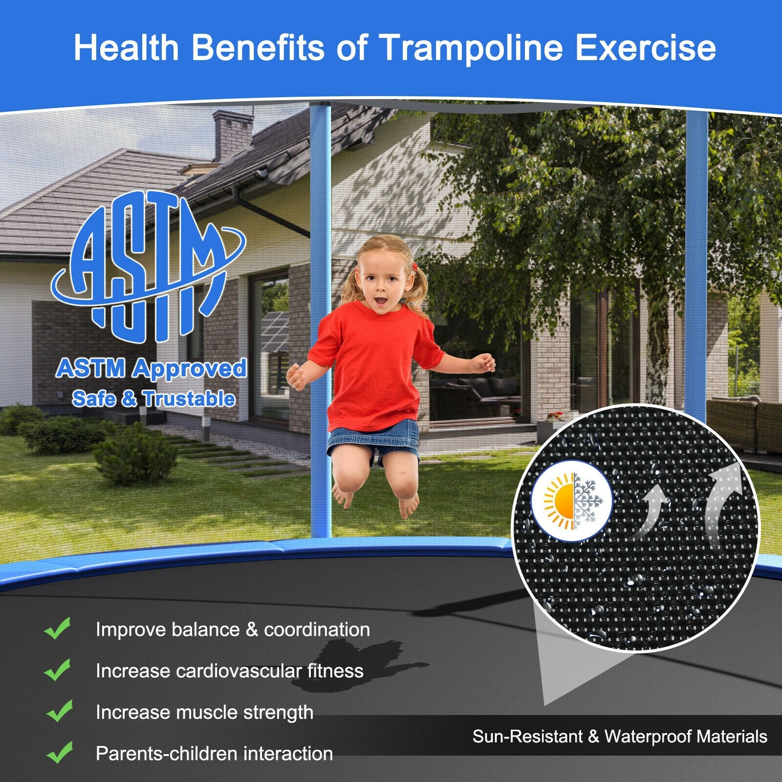 Slickblue D-CO-+84001WT trampolines - View #7