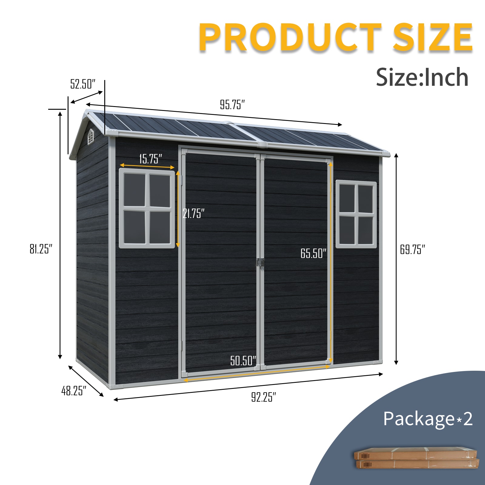 LOVMOR SF-WO-W540S00054 Metal-Storage-Buildings-Sheds - View #6