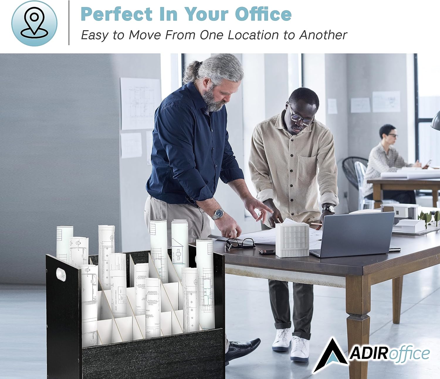 AdirOffice 625-BLK-KIT1 Office-Accessories - View #3