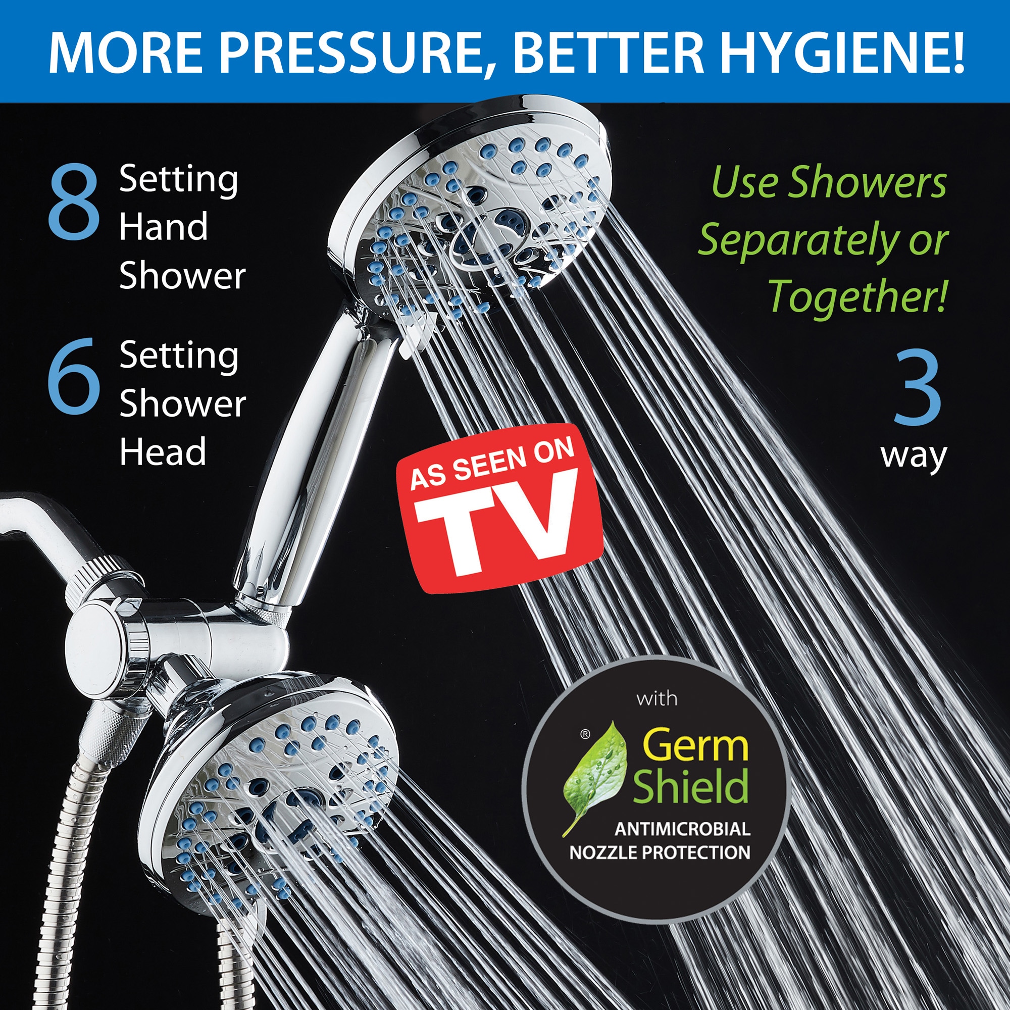 AquaCare 2661CHF Fixed-Showerhead - View #2